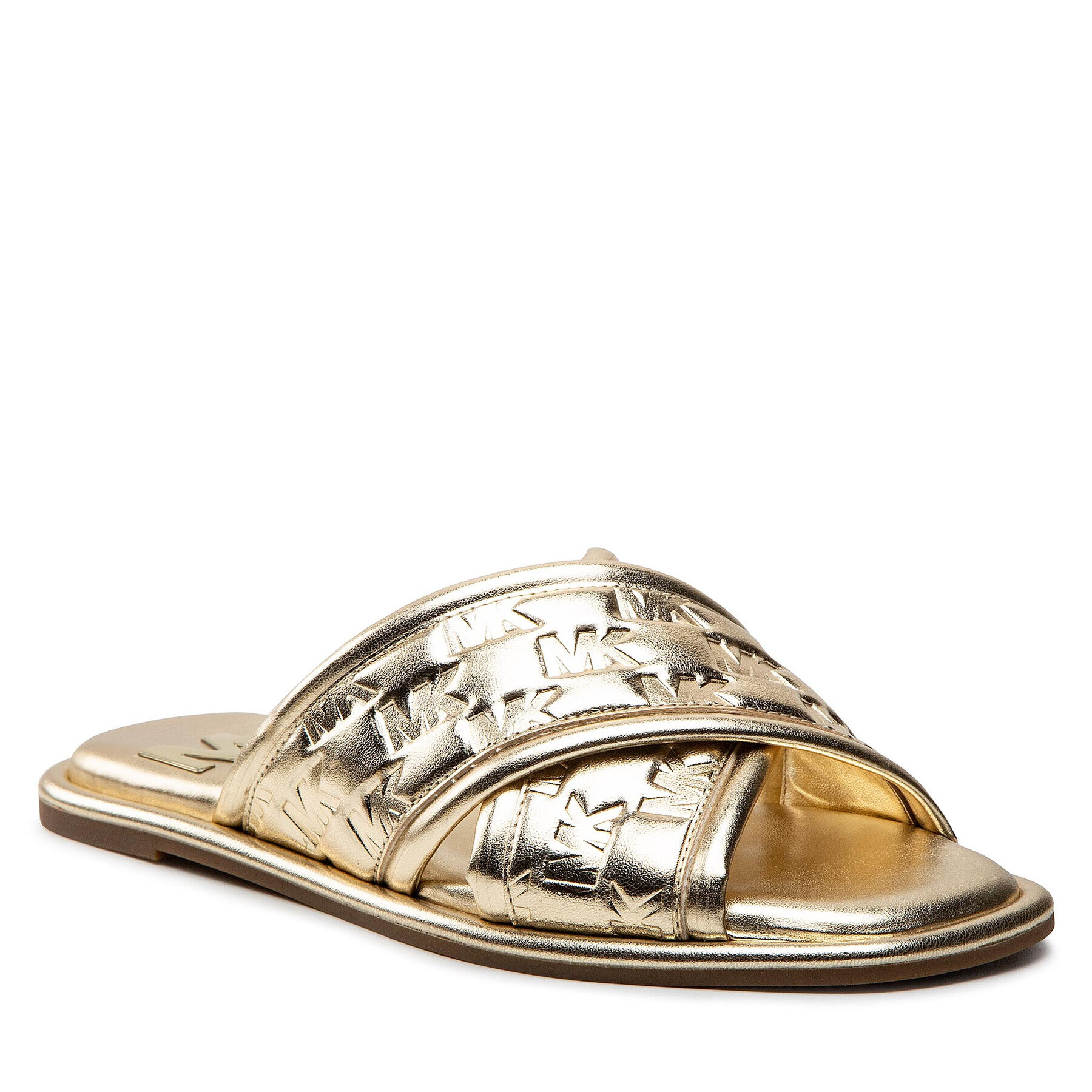 MICHAEL Michael Kors Чехли Gideon Slide 40S2GDFP1M Златист - Pepit.bg