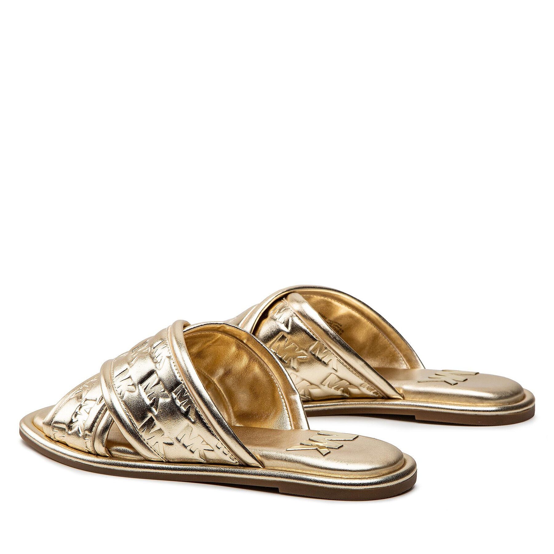 MICHAEL Michael Kors Чехли Gideon Slide 40S2GDFP1M Златист - Pepit.bg