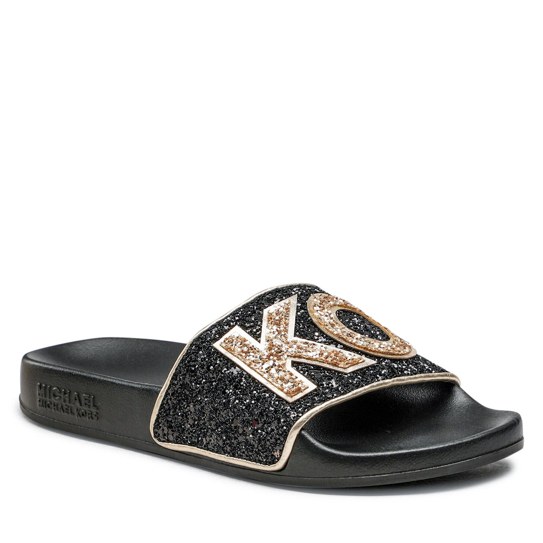 MICHAEL Michael Kors Чехли Gilmore Slide 40F2GMFA2D Черен - Pepit.bg