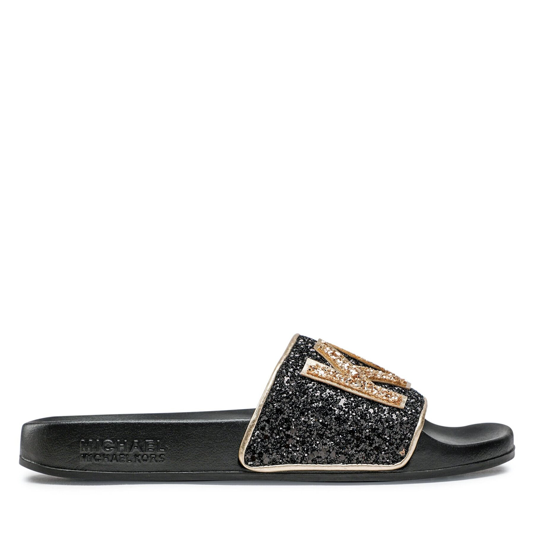 MICHAEL Michael Kors Чехли Gilmore Slide 40F2GMFA2D Черен - Pepit.bg