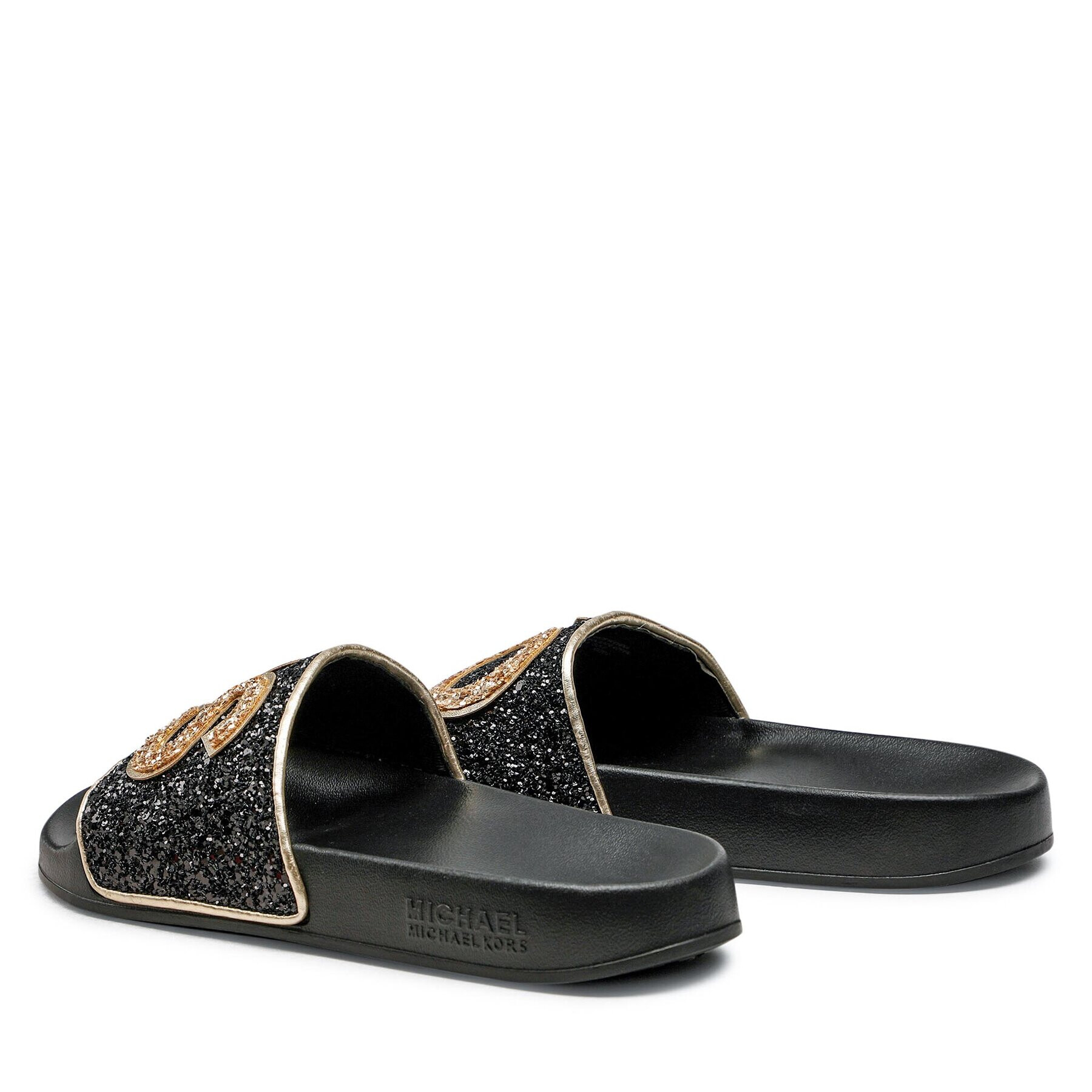 MICHAEL Michael Kors Чехли Gilmore Slide 40F2GMFA2D Черен - Pepit.bg