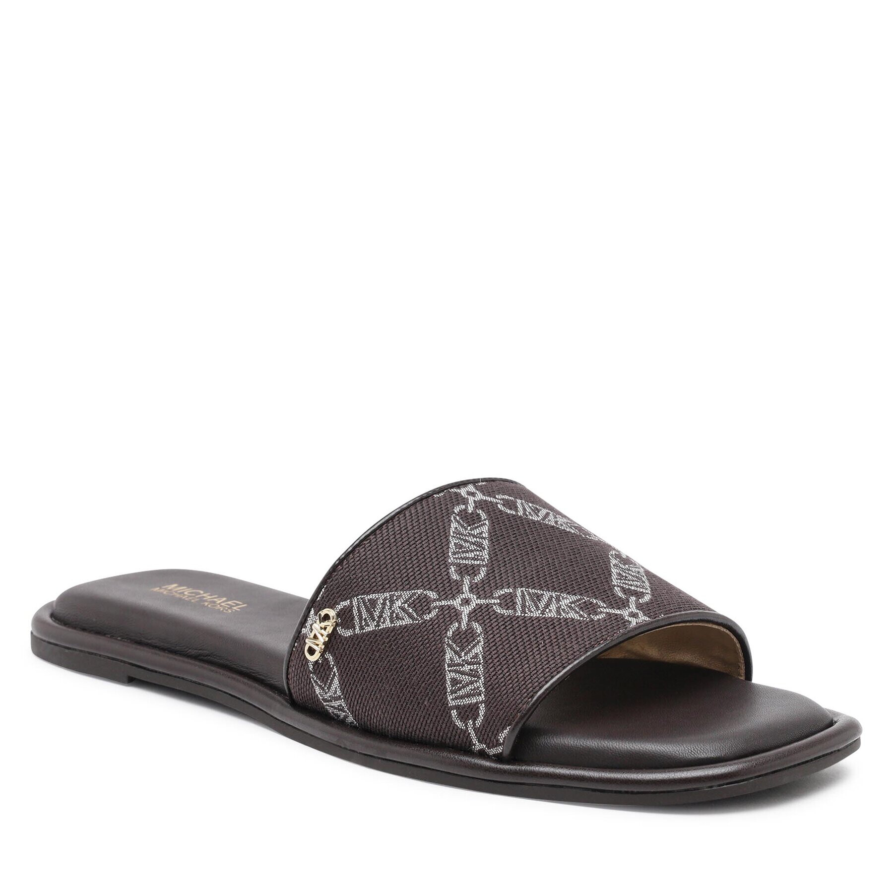 MICHAEL Michael Kors Чехли Hayworth Slide 40F3HAFA1Y Кафяв - Pepit.bg