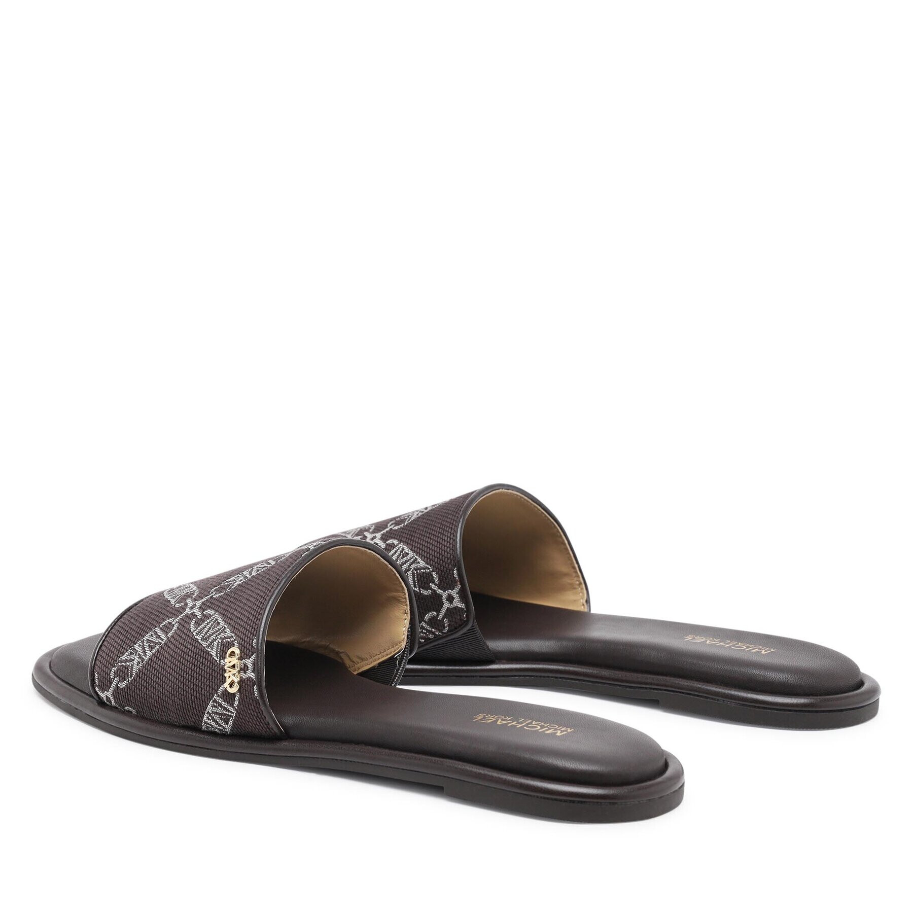 MICHAEL Michael Kors Чехли Hayworth Slide 40F3HAFA1Y Кафяв - Pepit.bg