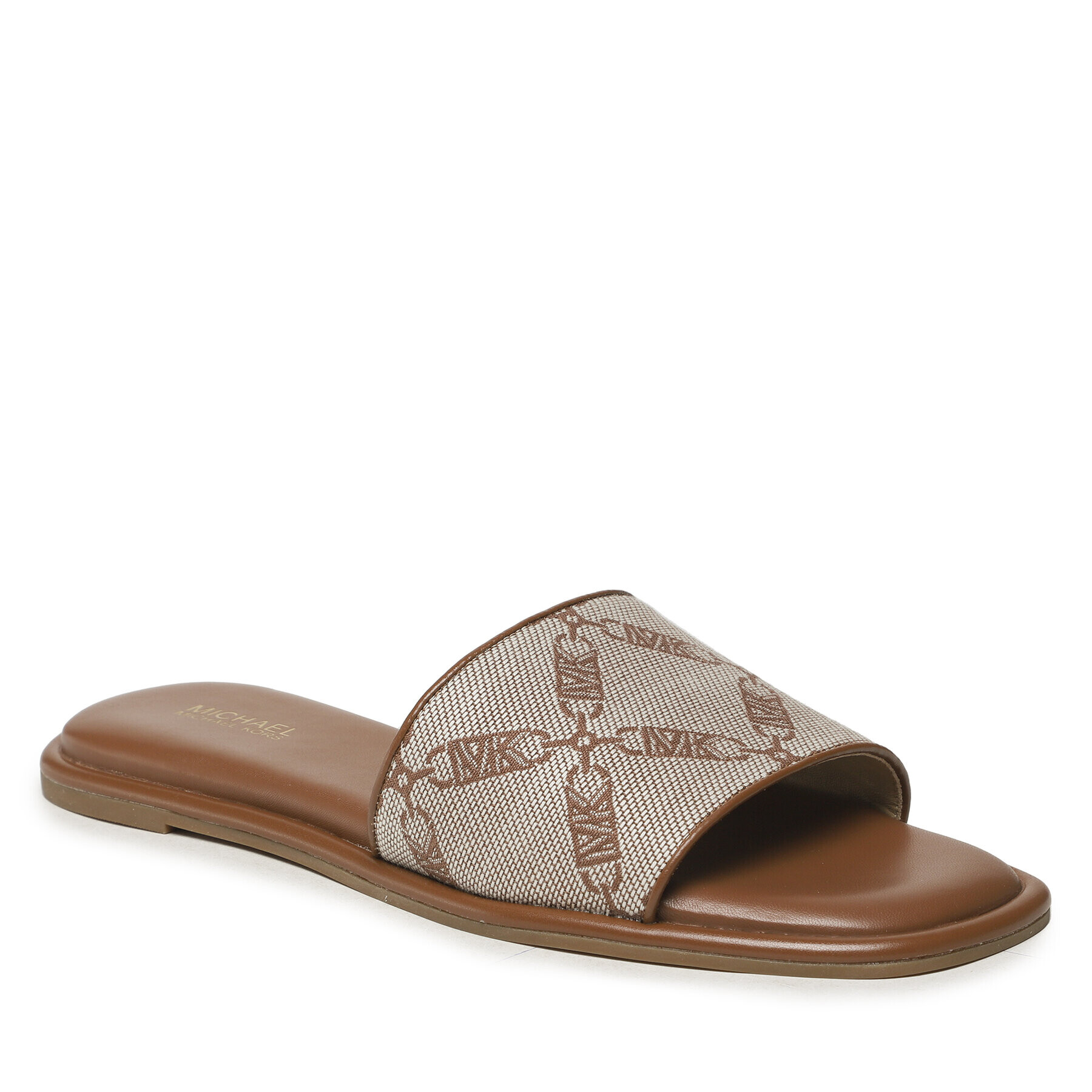 MICHAEL Michael Kors Чехли Hayworth Slide 40S3HAFS1Y Кафяв - Pepit.bg