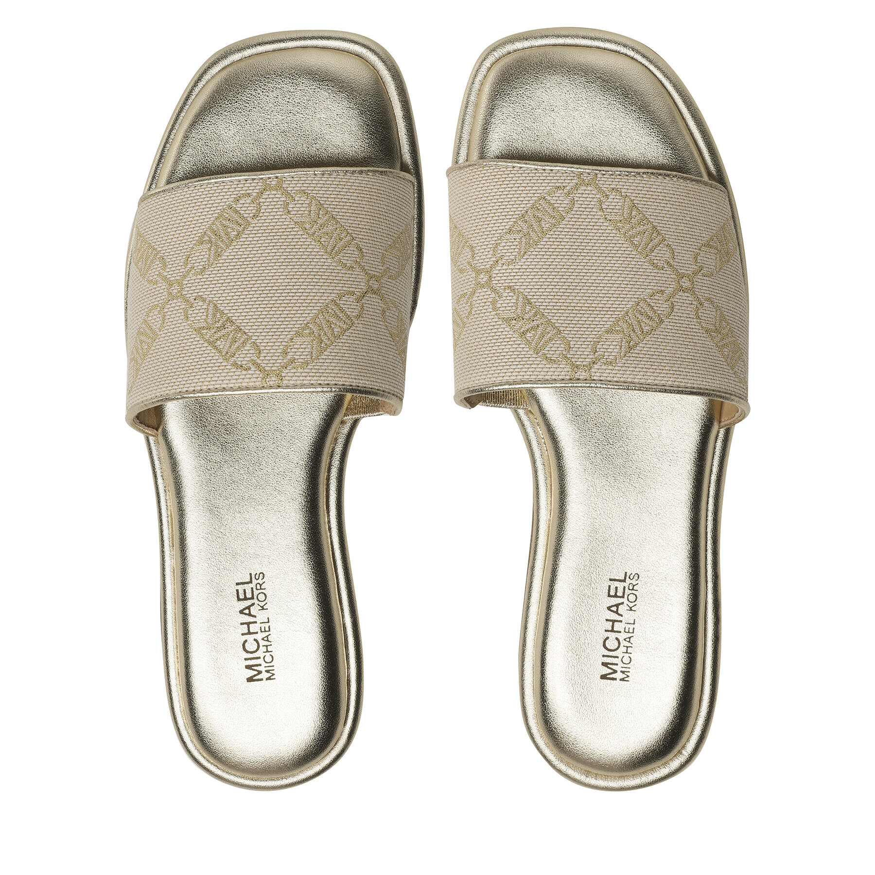 MICHAEL Michael Kors Чехли Hayworth Slide 40S3HAFS2Y Златист - Pepit.bg