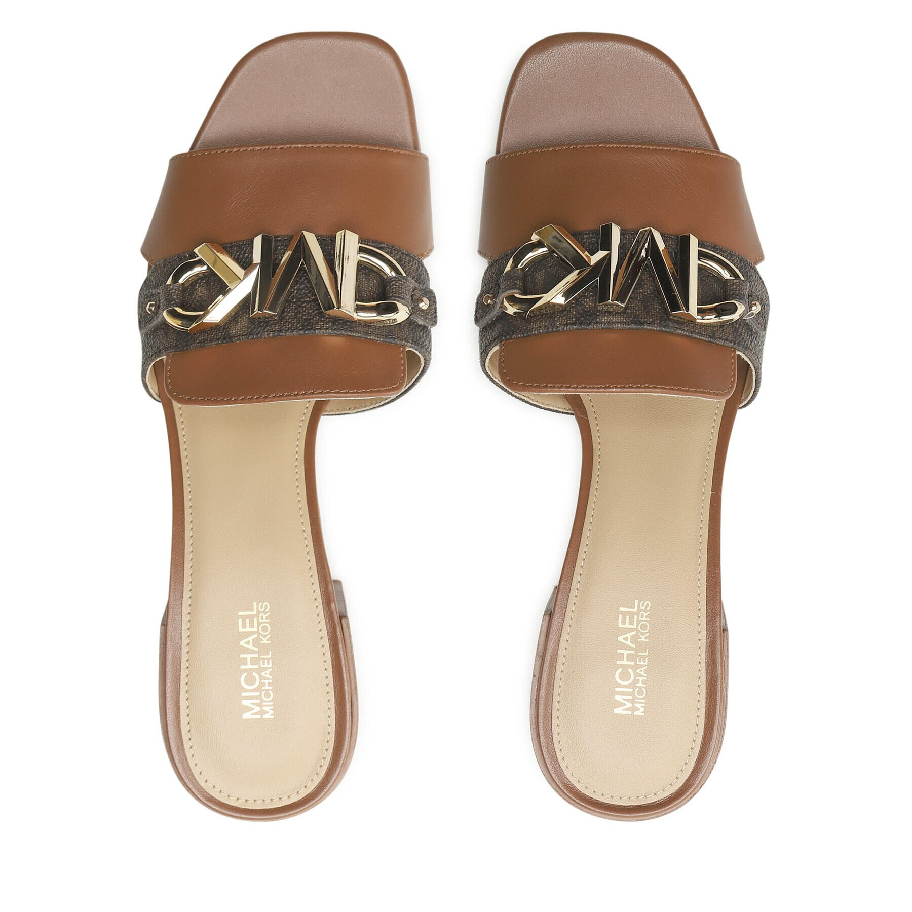 MICHAEL Michael Kors Чехли Izzy Mule 40S2IZMP2L Кафяв - Pepit.bg