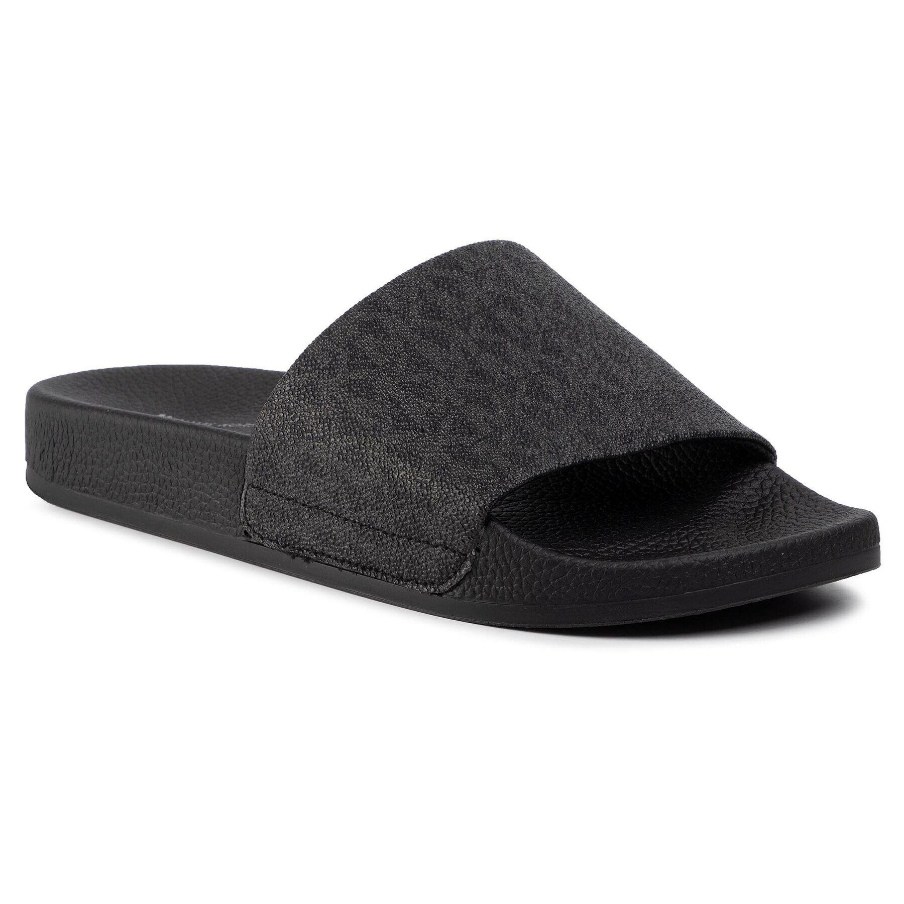 MICHAEL Michael Kors Чехли Jake Slide 42R0JSFA3Q Черен - Pepit.bg
