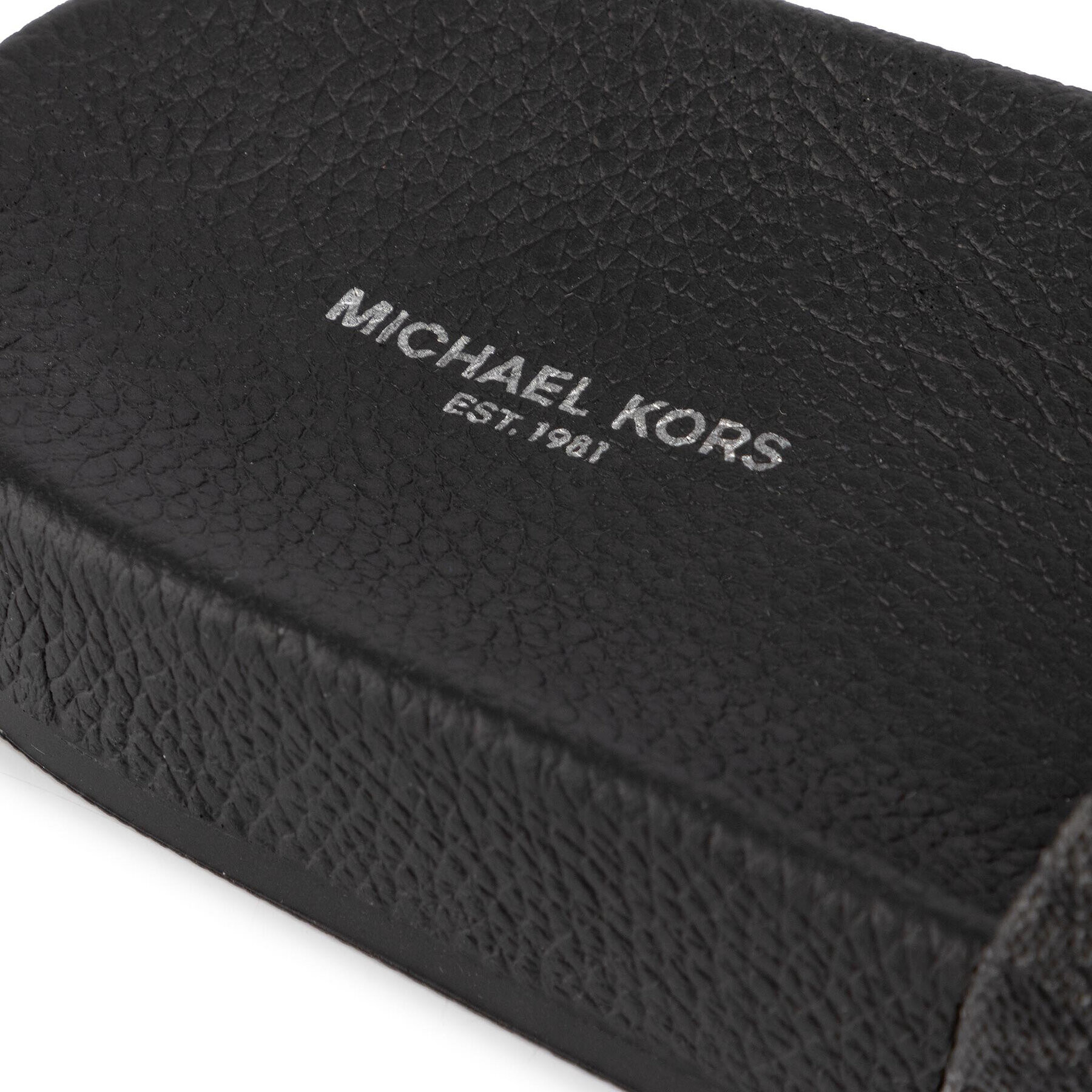 MICHAEL Michael Kors Чехли Jake Slide 42R0JSFA3Q Черен - Pepit.bg