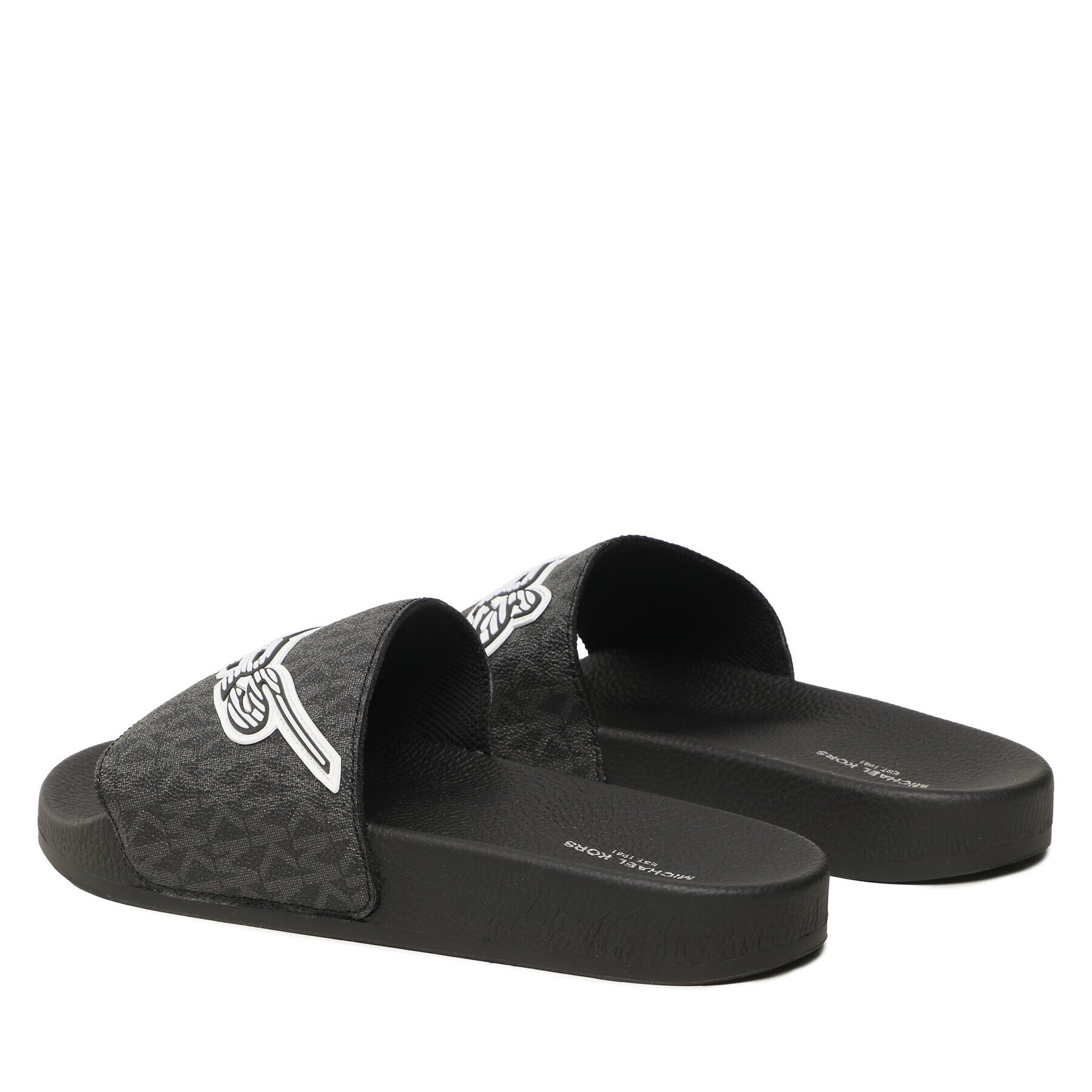 MICHAEL Michael Kors Чехли Jake Slide 42S3JSFA1B Черен - Pepit.bg