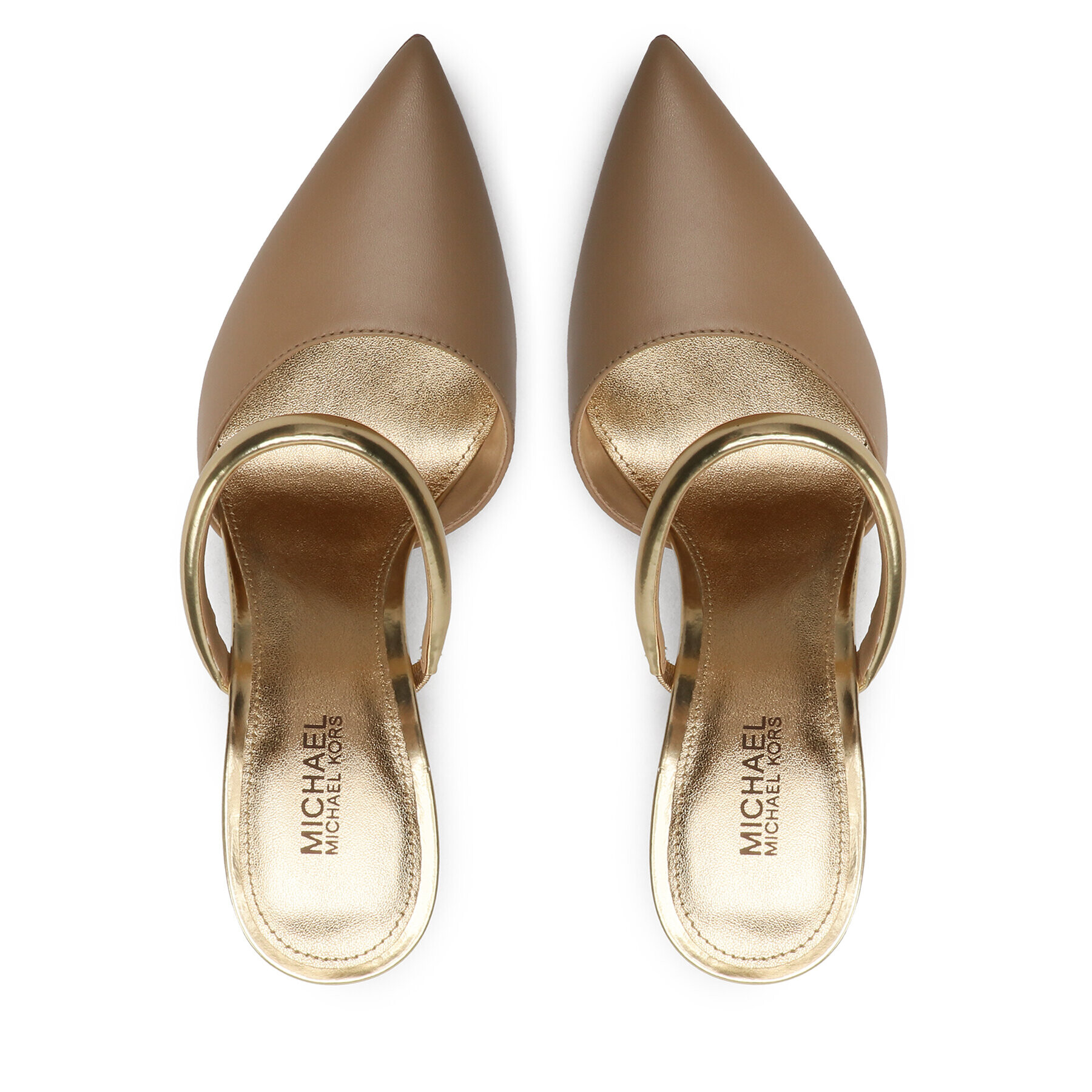 MICHAEL Michael Kors Чехли Jessa Mule Pump 40R3JSHP1L Кафяв - Pepit.bg