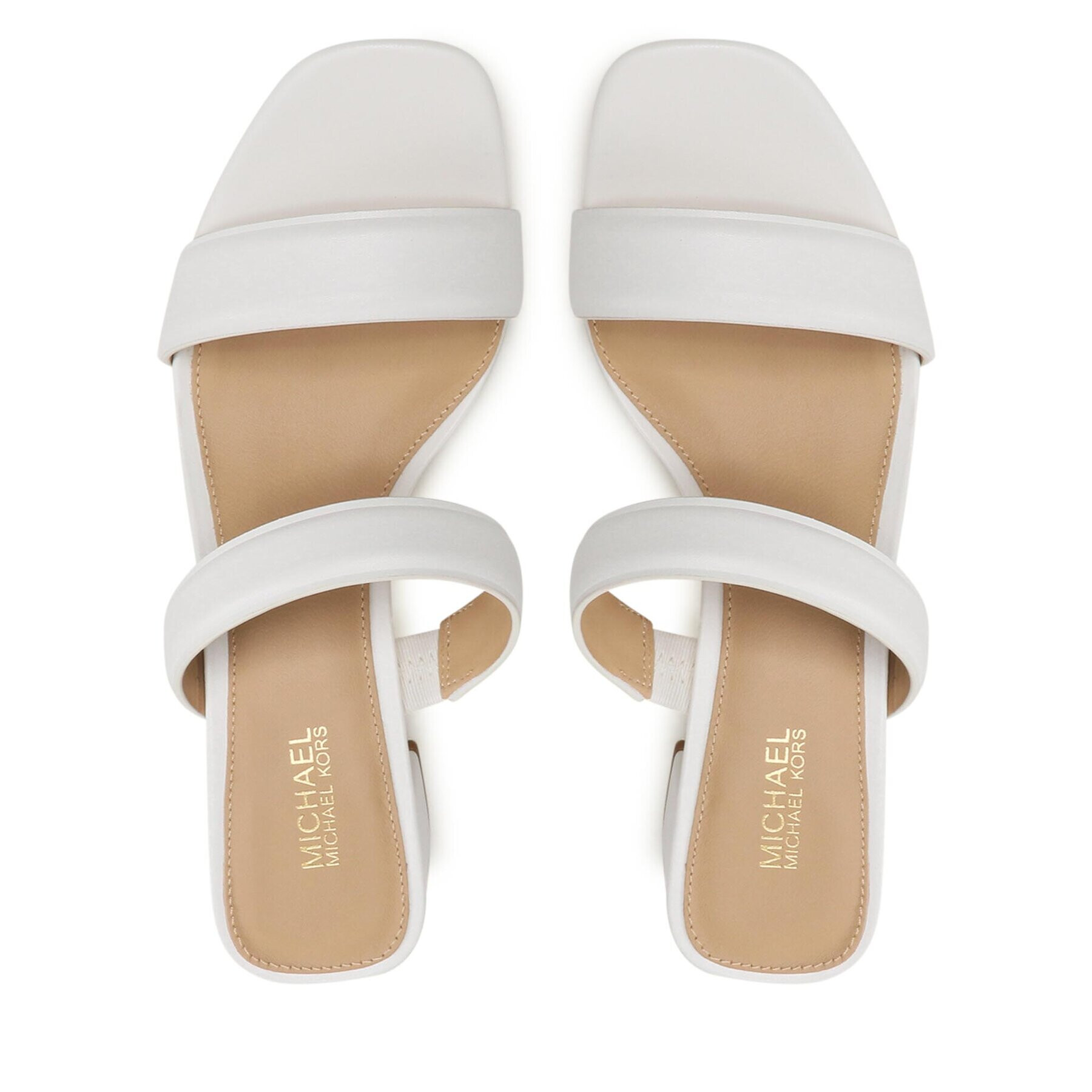 MICHAEL Michael Kors Чехли Jules Mid Sandal 40S3JLMS1L Бял - Pepit.bg