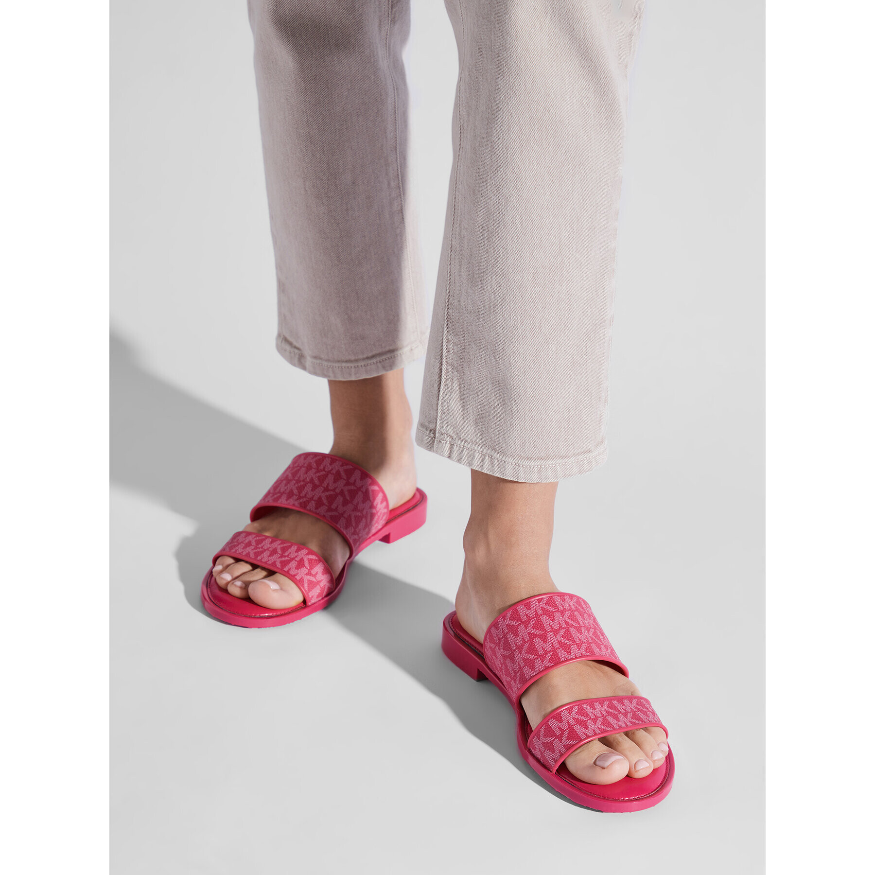 MICHAEL Michael Kors Чехли Kennedy Jelly 40S2KDFA1Q Розов - Pepit.bg
