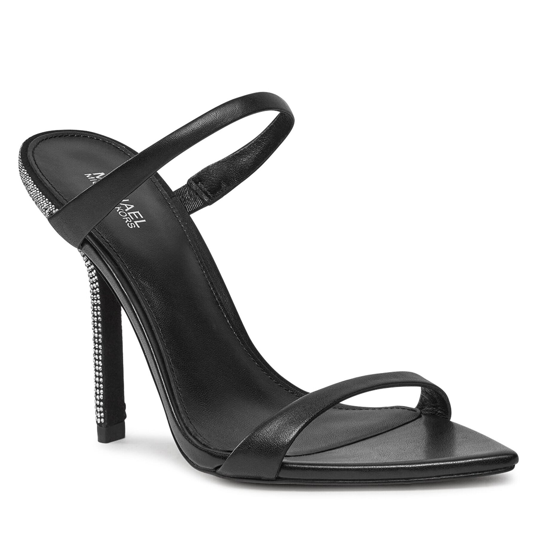 MICHAEL Michael Kors Чехли Lyssa Slide 40H3LYHS4L Черен - Pepit.bg