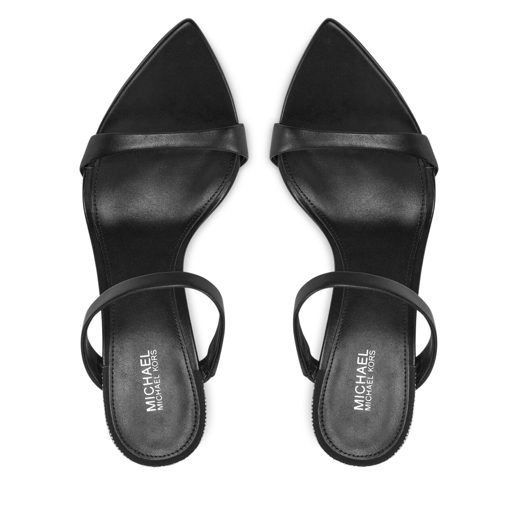 MICHAEL Michael Kors Чехли Lyssa Slide 40H3LYHS4L Черен - Pepit.bg