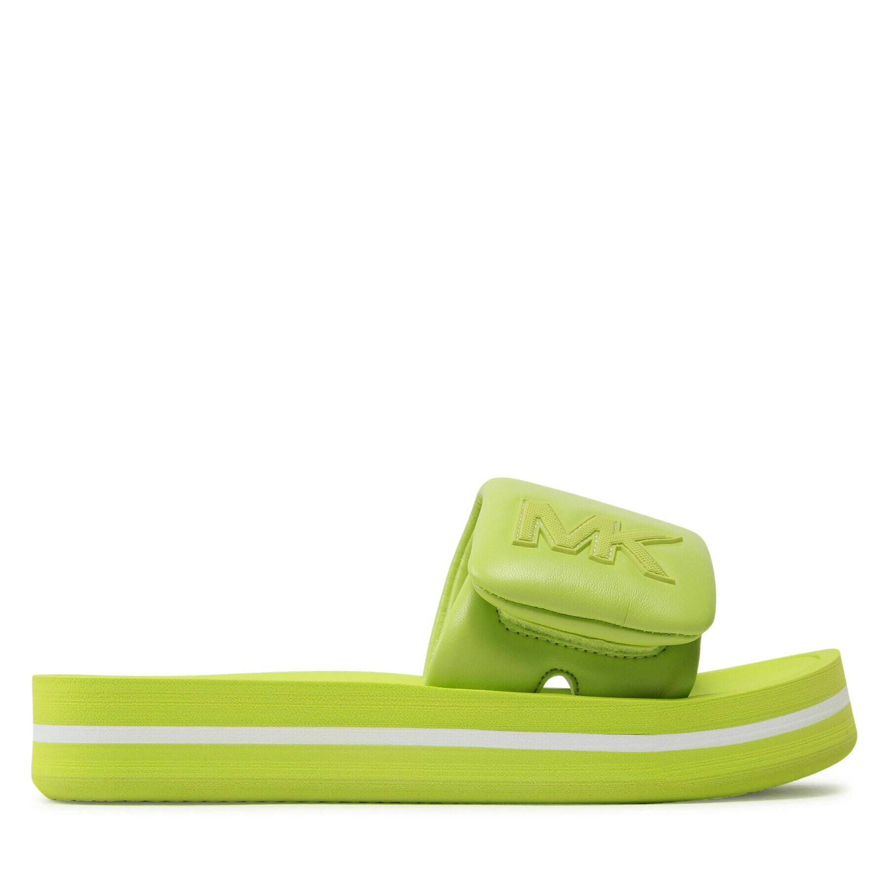 MICHAEL Michael Kors Чехли Mk Platform Slide 40S3MKFA1L Зелен - Pepit.bg