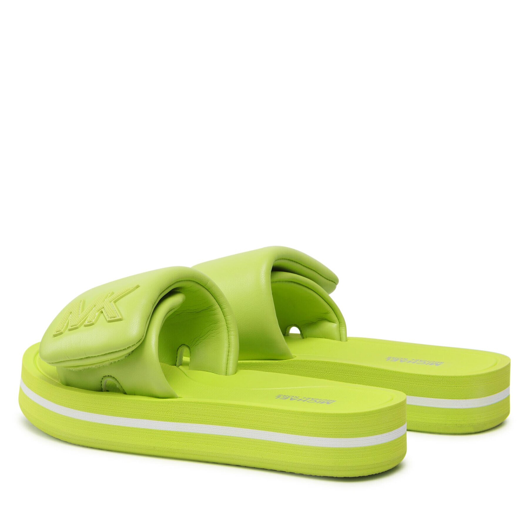 MICHAEL Michael Kors Чехли Mk Platform Slide 40S3MKFA1L Зелен - Pepit.bg