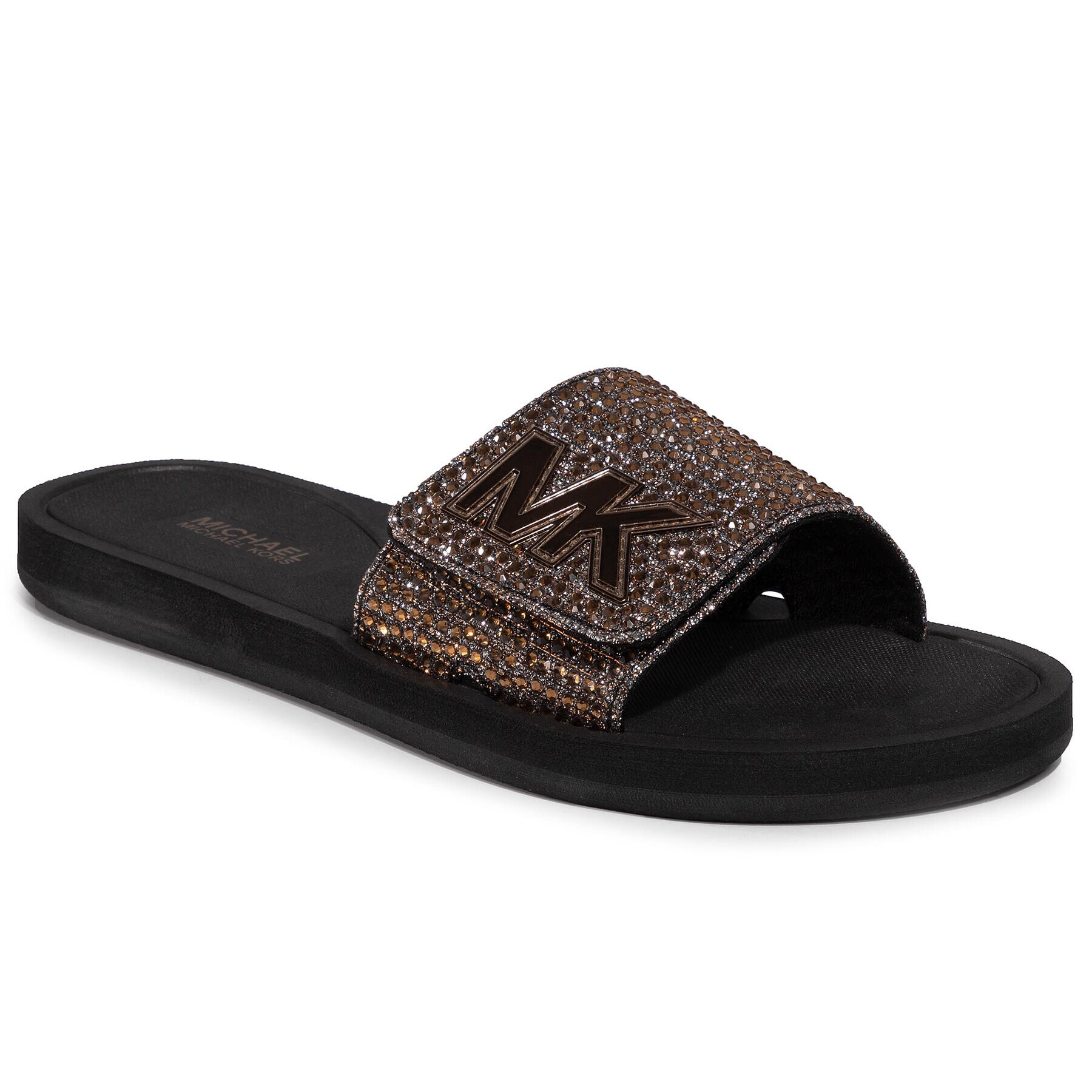 MICHAEL Michael Kors Чехли Mk Slide 40F8MKFA2D Кафяв - Pepit.bg
