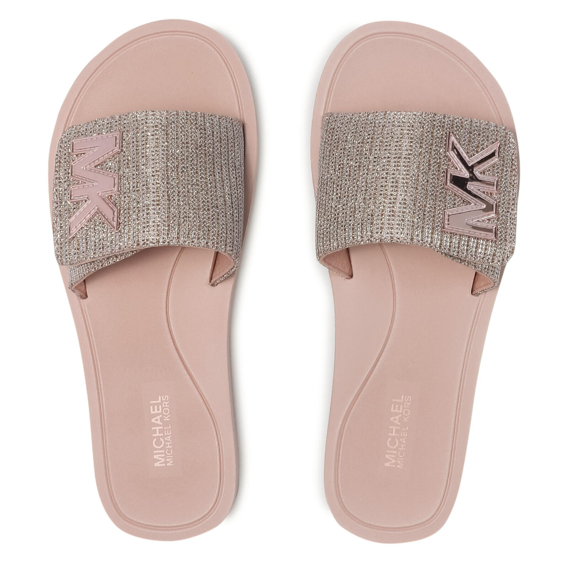 MICHAEL Michael Kors Чехли Mk Slide 40T8MKFA3D Розов - Pepit.bg