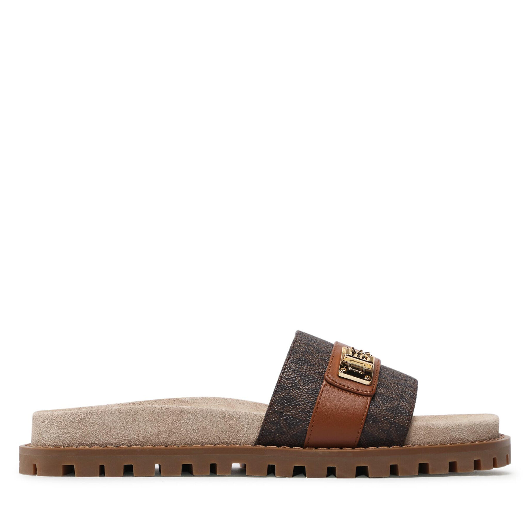 MICHAEL Michael Kors Чехли Padma Slide 40T2PDFA1B Черен - Pepit.bg