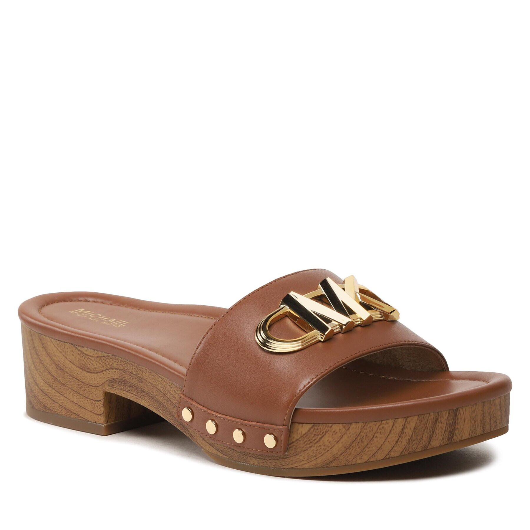 MICHAEL Michael Kors Чехли Parker Slide 40S3PKFS3L Кафяв - Pepit.bg