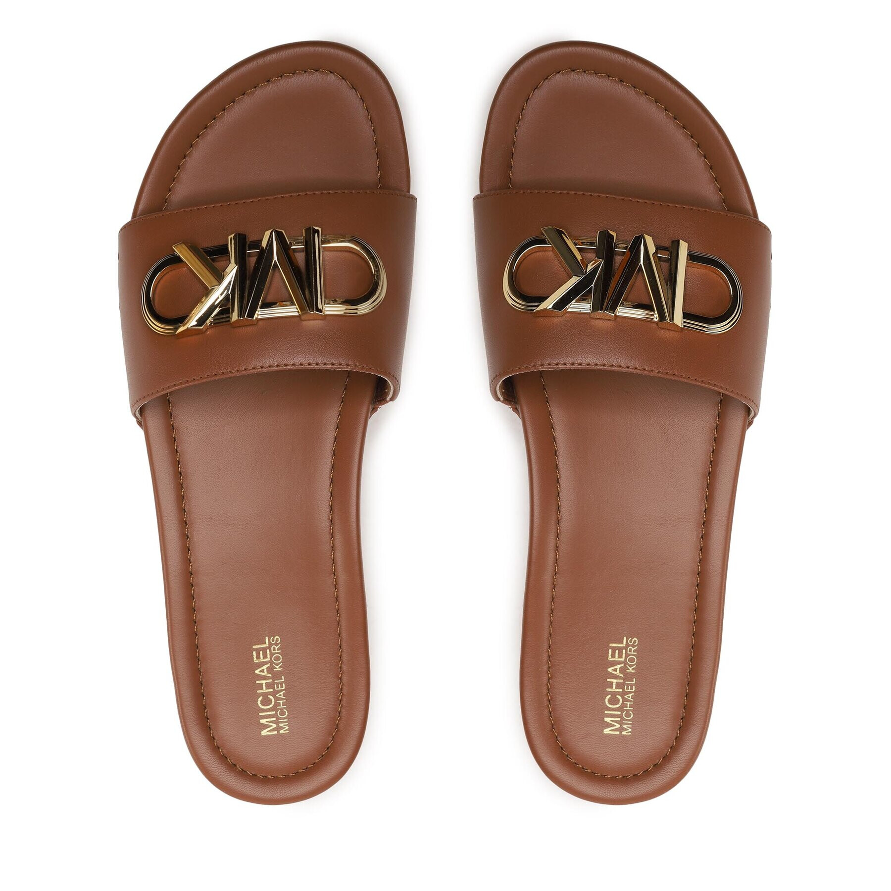 MICHAEL Michael Kors Чехли Parker Slide 40S3PKFS3L Кафяв - Pepit.bg