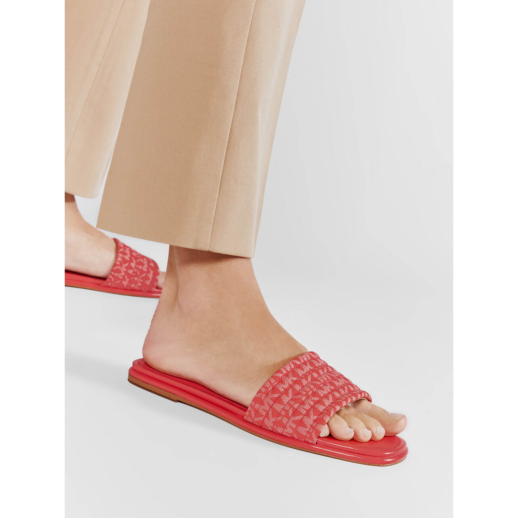 MICHAEL Michael Kors Чехли Sadler Slide 40R2SDFA4B Червен - Pepit.bg