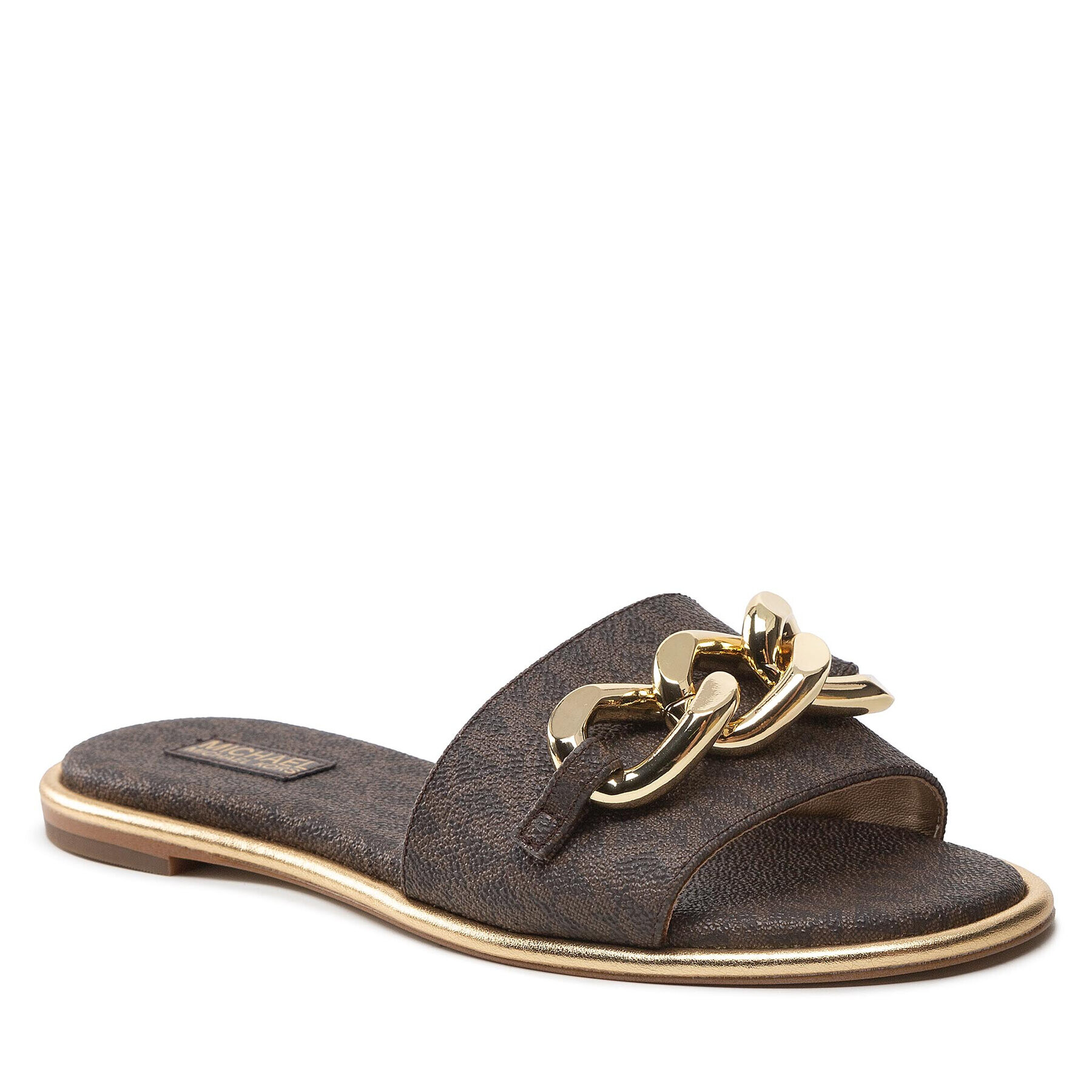 MICHAEL Michael Kors Чехли Scarlett Slide 40R2SCFA1B Кафяв - Pepit.bg