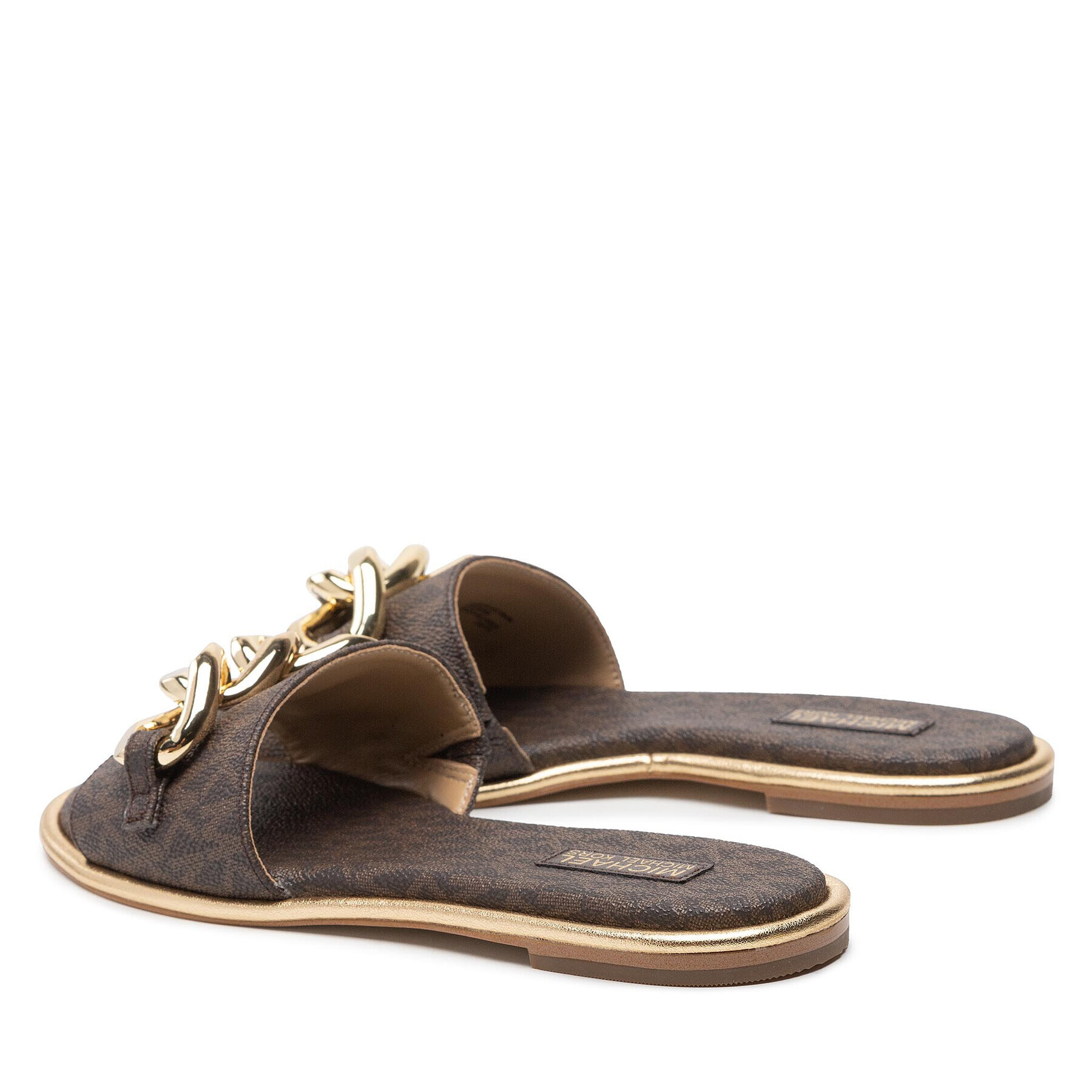 MICHAEL Michael Kors Чехли Scarlett Slide 40R2SCFA1B Кафяв - Pepit.bg