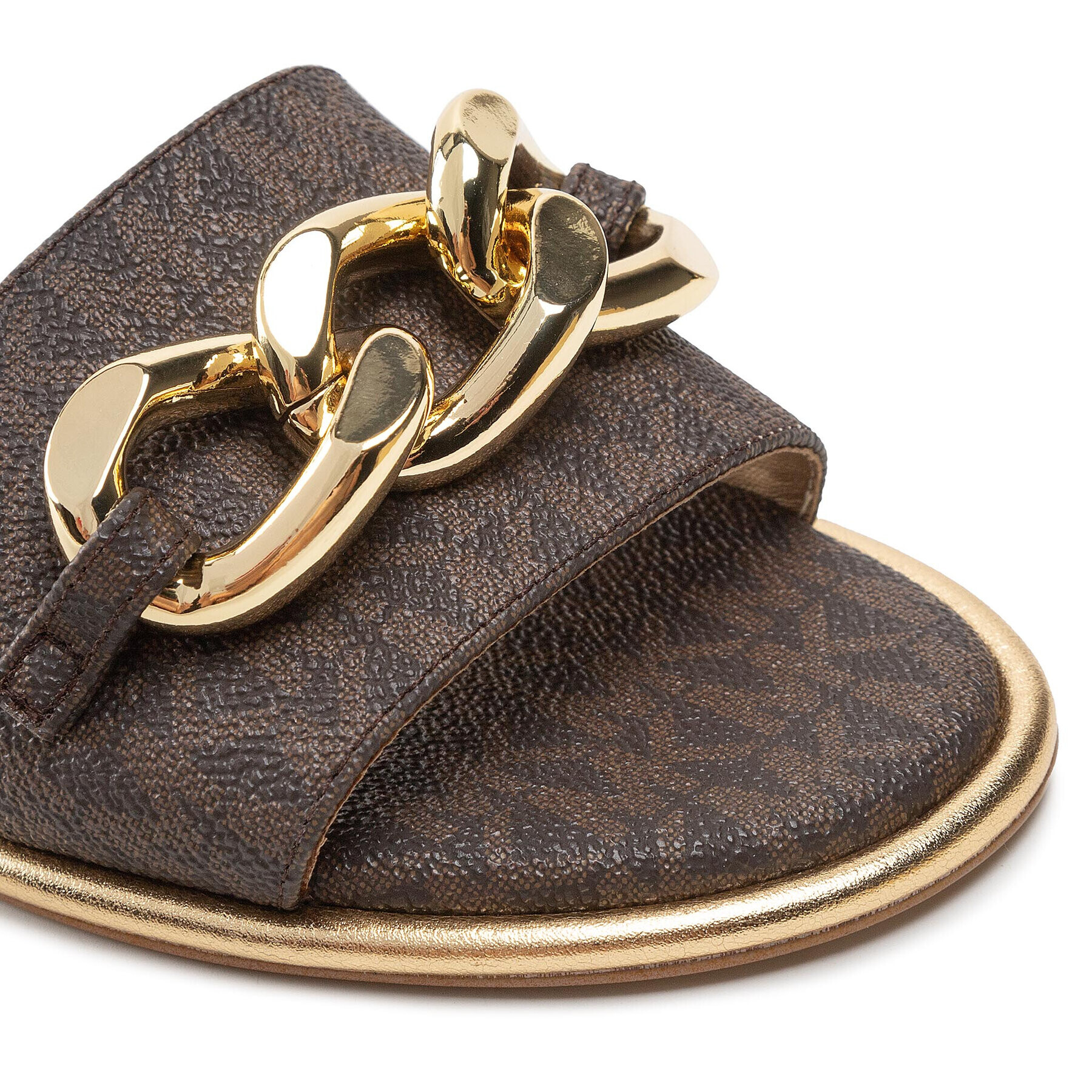 MICHAEL Michael Kors Чехли Scarlett Slide 40R2SCFA1B Кафяв - Pepit.bg