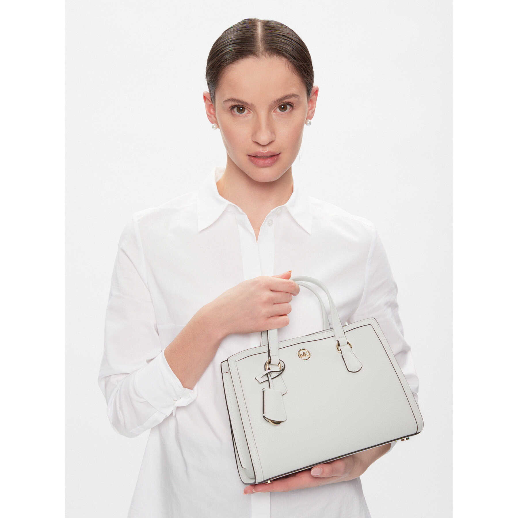 MICHAEL Michael Kors Дамска чанта 30F2G7CM1T Бял - Pepit.bg