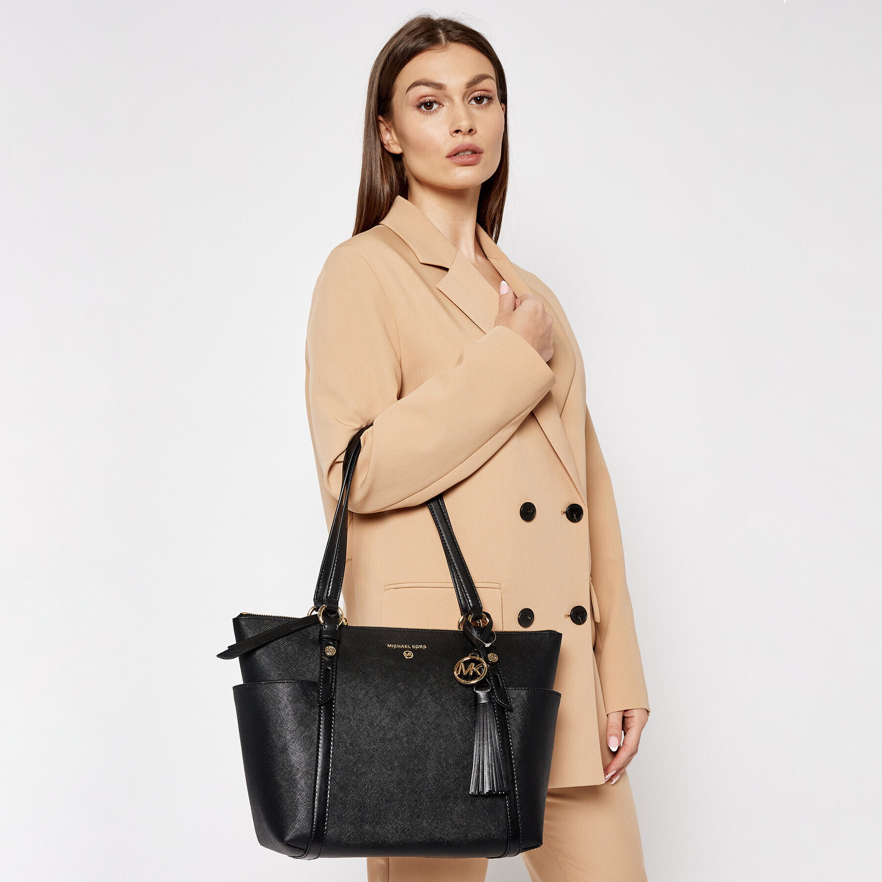 MICHAEL Michael Kors Дамска чанта 30T0GNXT2L Черен - Pepit.bg