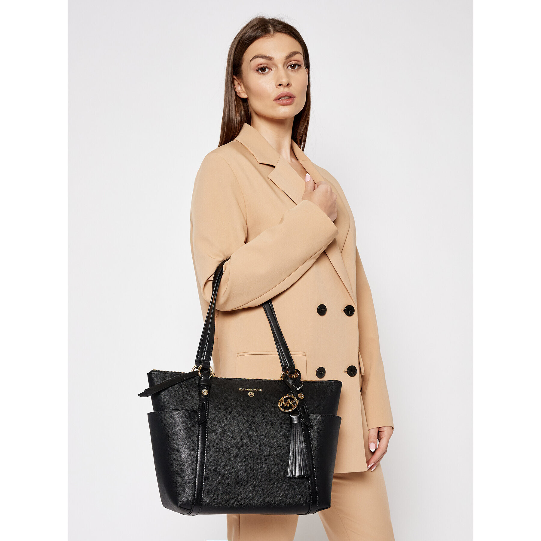 MICHAEL Michael Kors Дамска чанта 30T0GNXT2L Черен - Pepit.bg