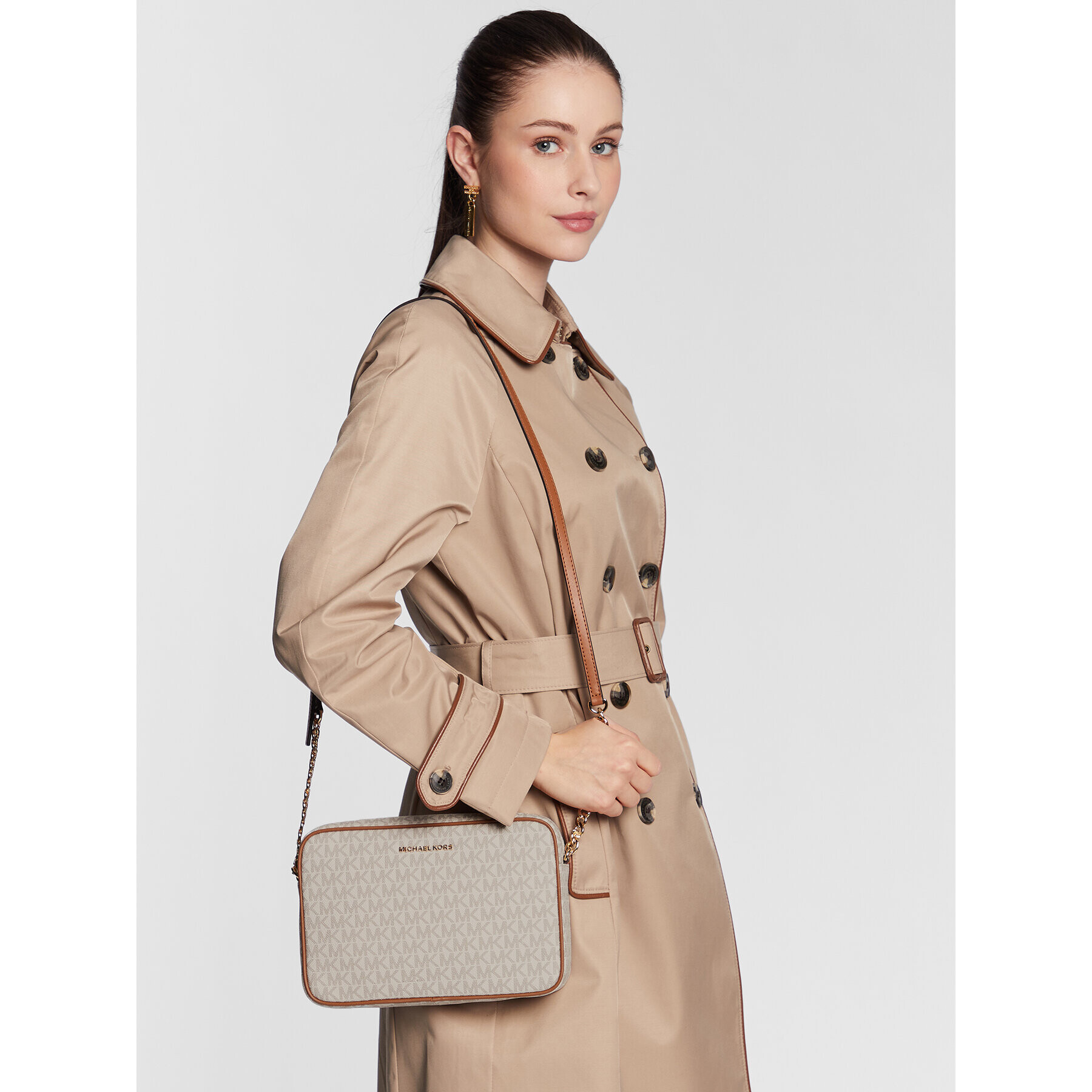 MICHAEL Michael Kors Дамска чанта 32F1GJ6C7B Бежов - Pepit.bg