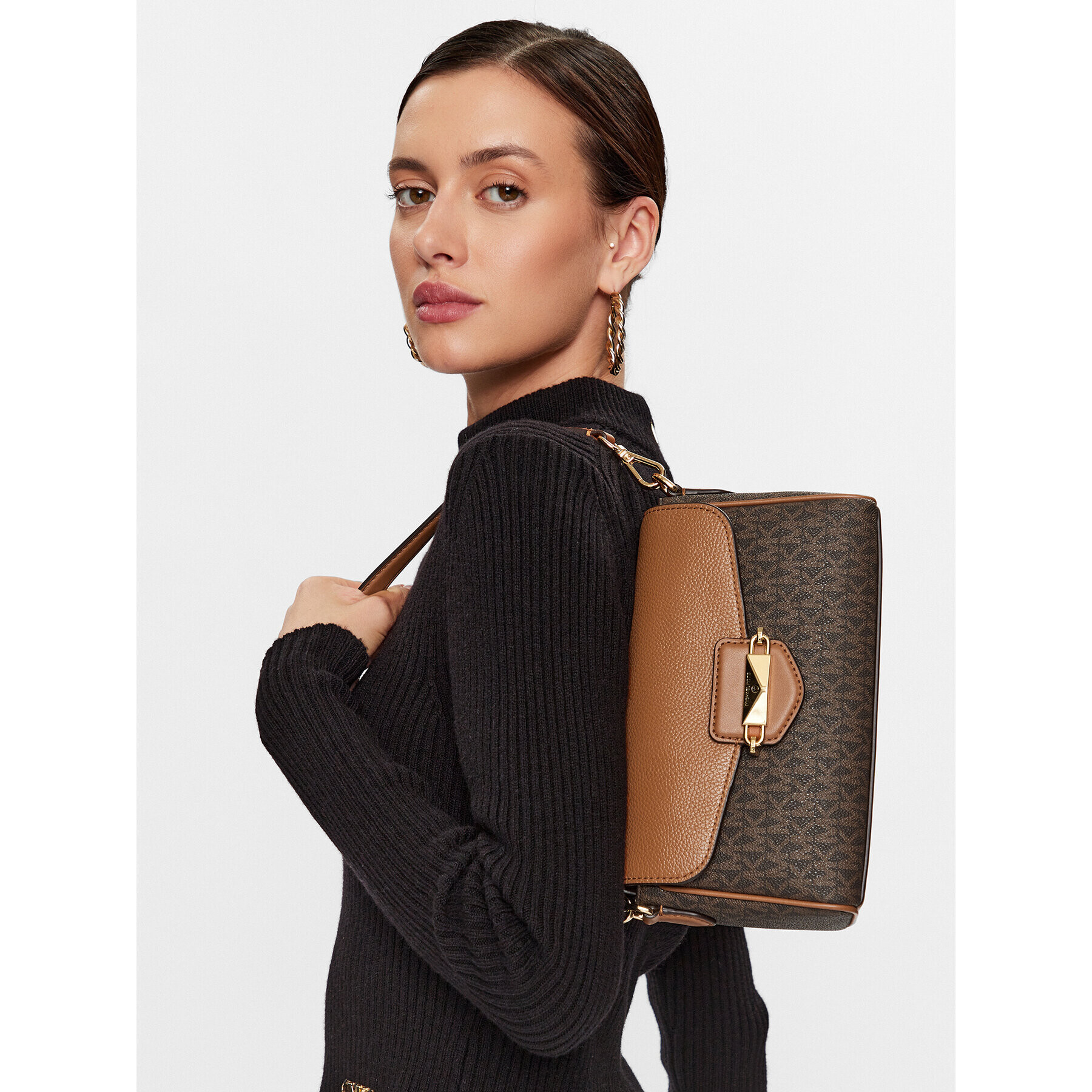 MICHAEL Michael Kors Дамска чанта 32F3G6FC1B Кафяв - Pepit.bg