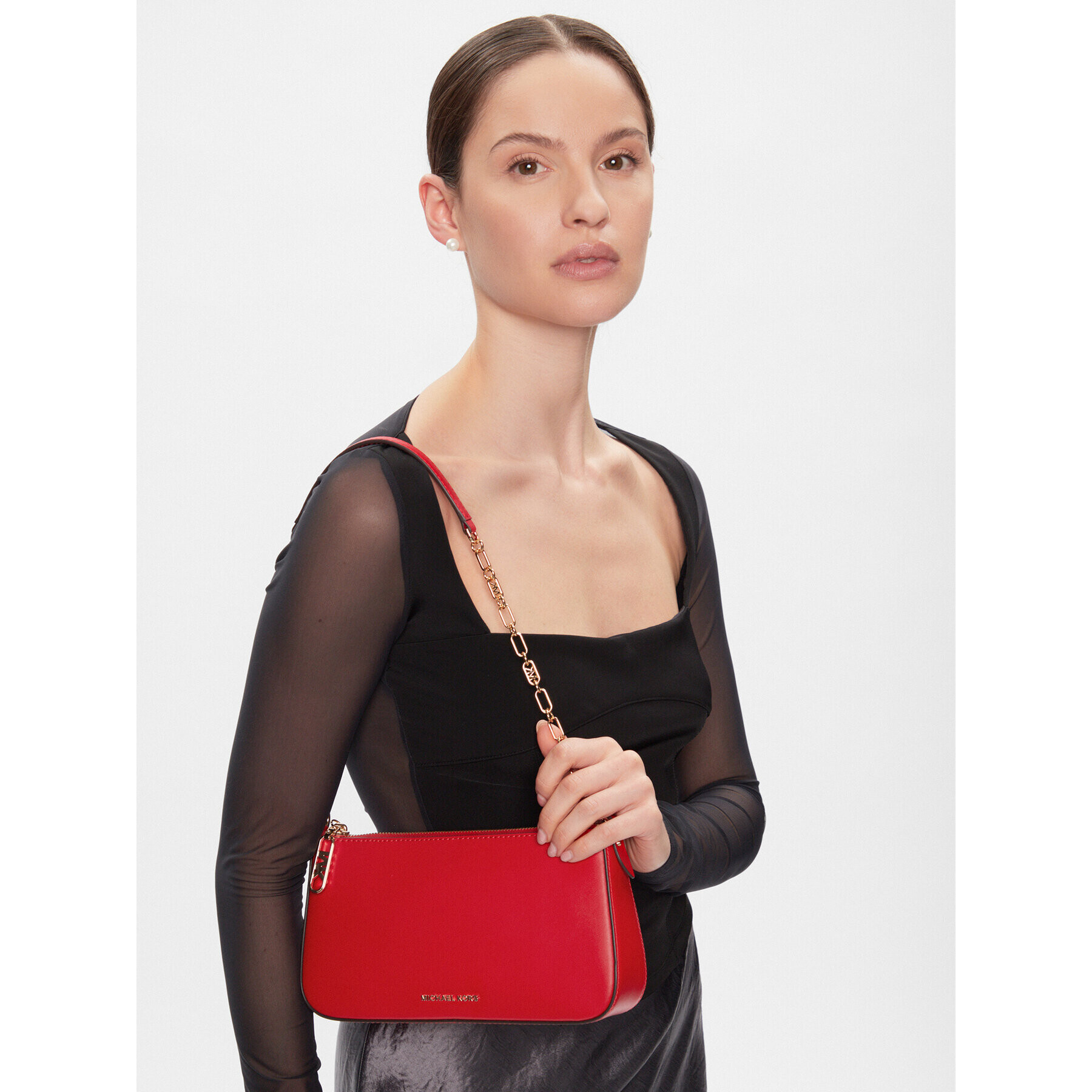 MICHAEL Michael Kors Дамска чанта 32H3G8EW6L Червен - Pepit.bg