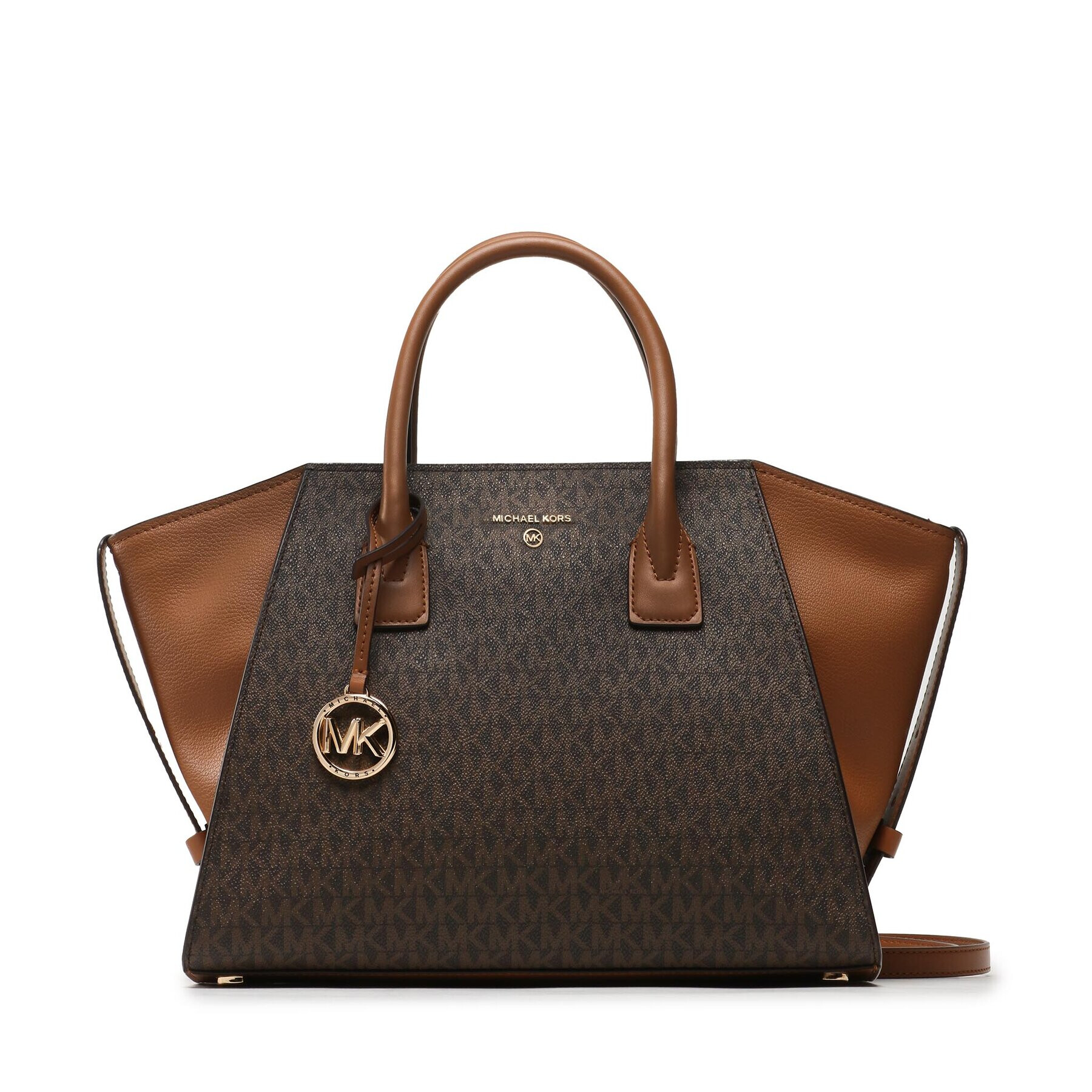 MICHAEL Michael Kors Дамска чанта Avril 30F2G4VS7B Кафяв - Pepit.bg