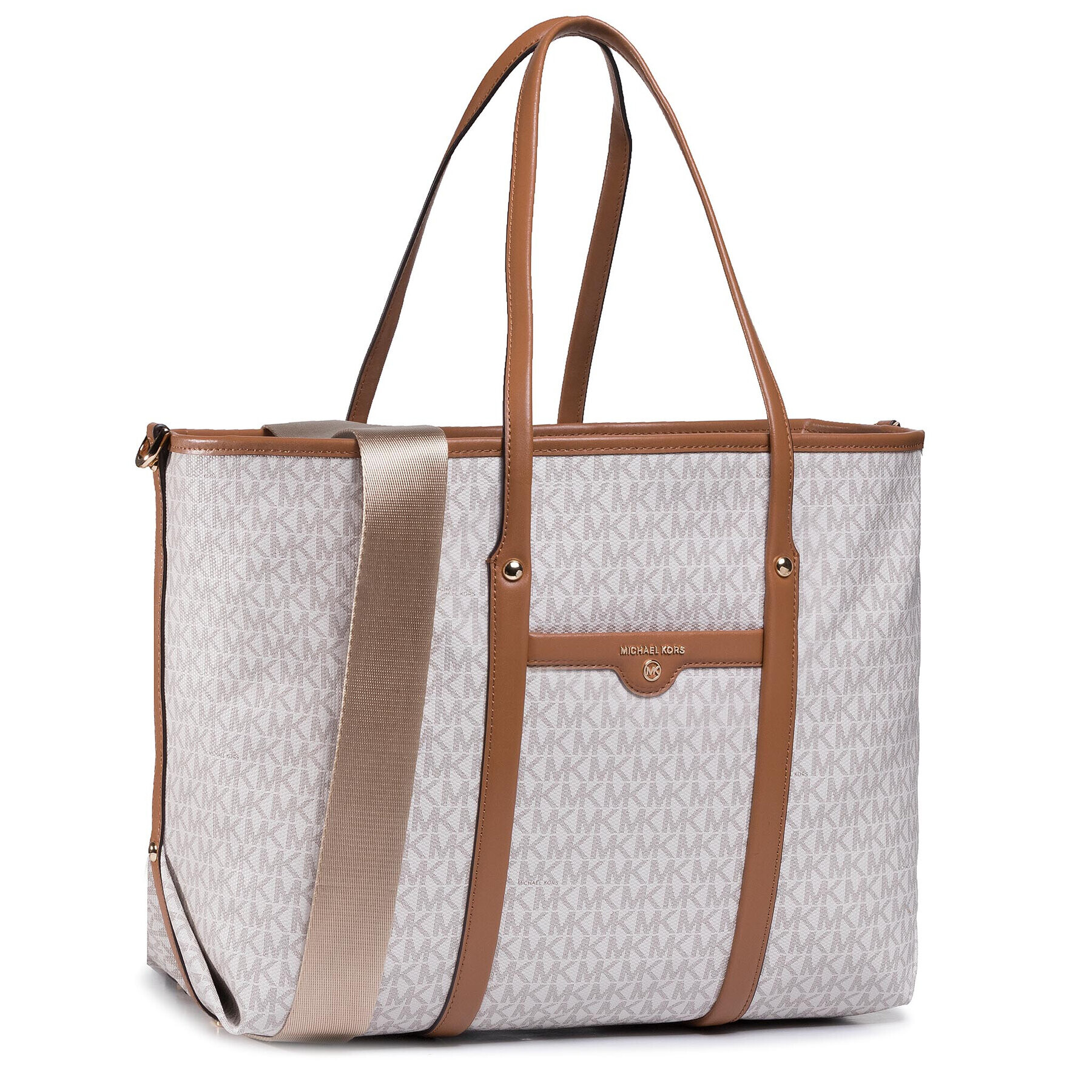 MICHAEL Michael Kors Дамска чанта Beck 30T0GKNT3B Бежов - Pepit.bg