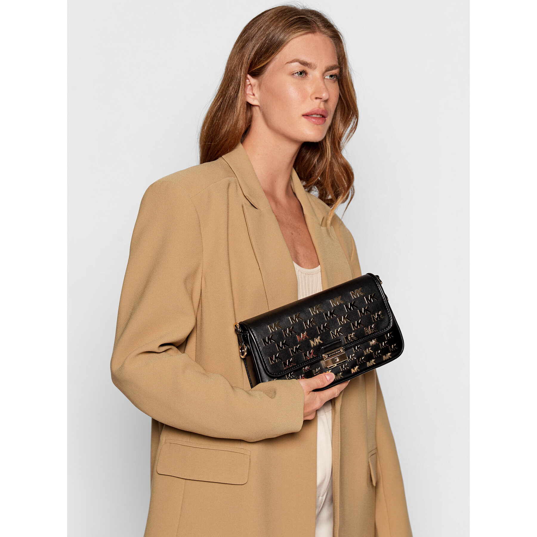 MICHAEL Michael Kors Дамска чанта Bradshaw 30T2G2BL1Y Черен - Pepit.bg