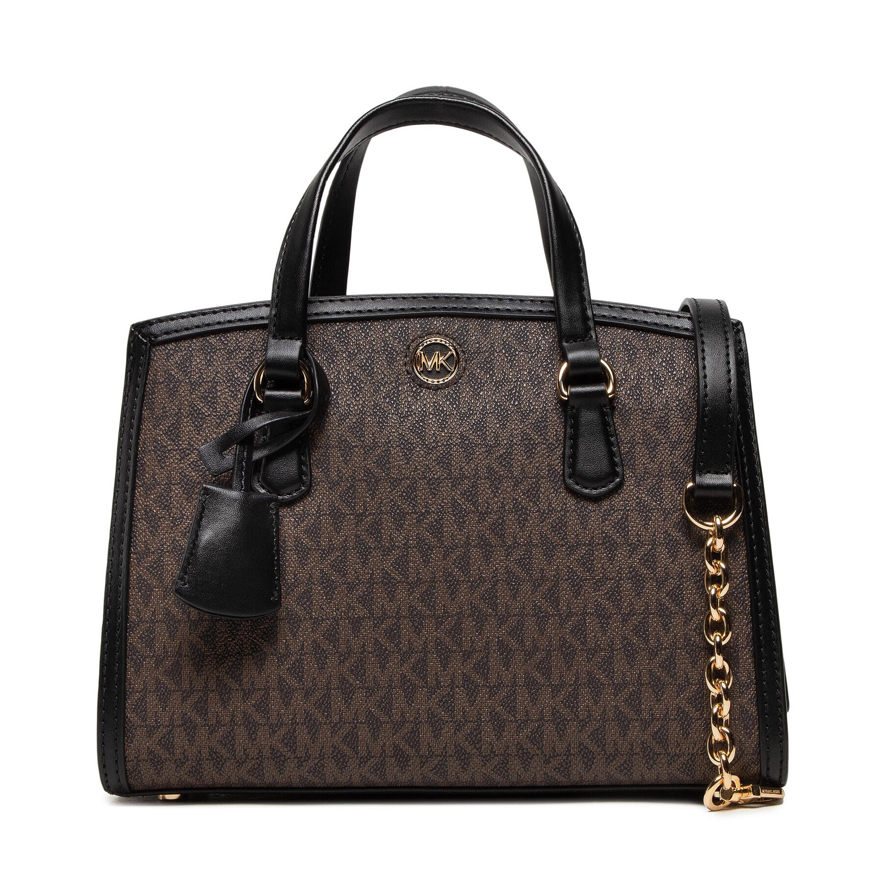 MICHAEL Michael Kors Дамска чанта Chantal 30F2G7CM1B Кафяв - Pepit.bg