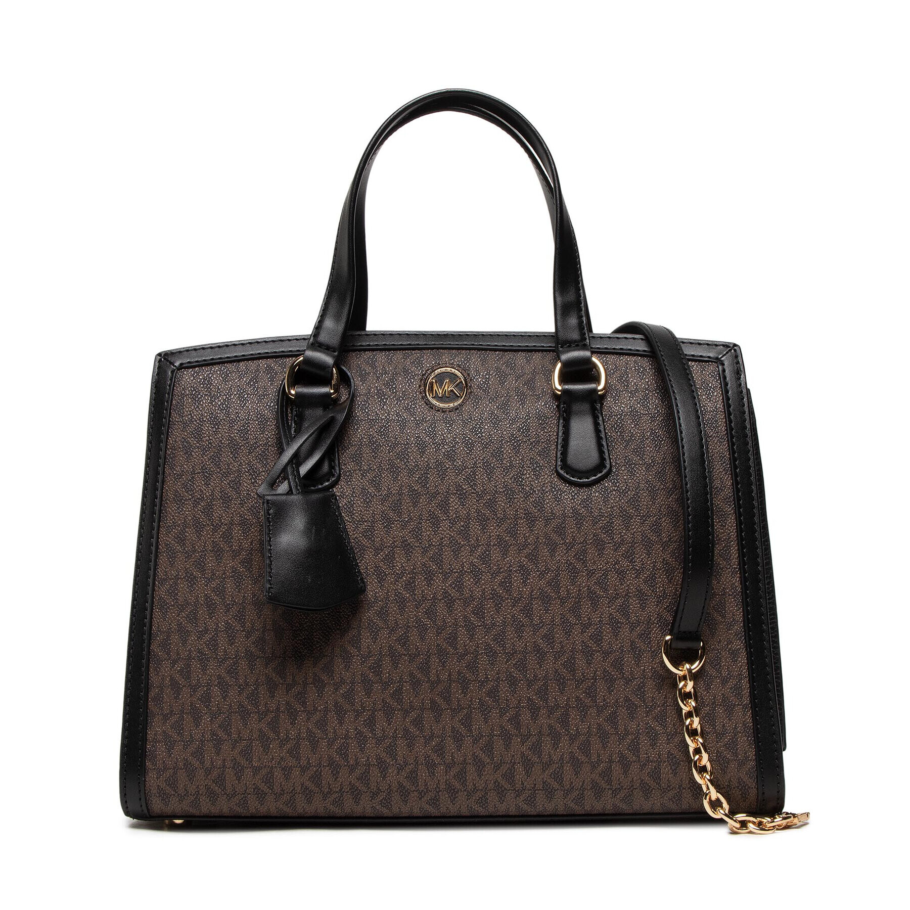 MICHAEL Michael Kors Дамска чанта Chantal 30F2G7CS2B Кафяв - Pepit.bg