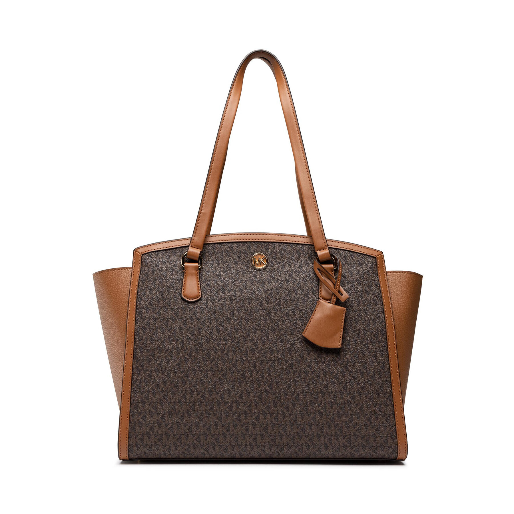 MICHAEL Michael Kors Дамска чанта Chantal 30F2G7CT3B Кафяв - Pepit.bg