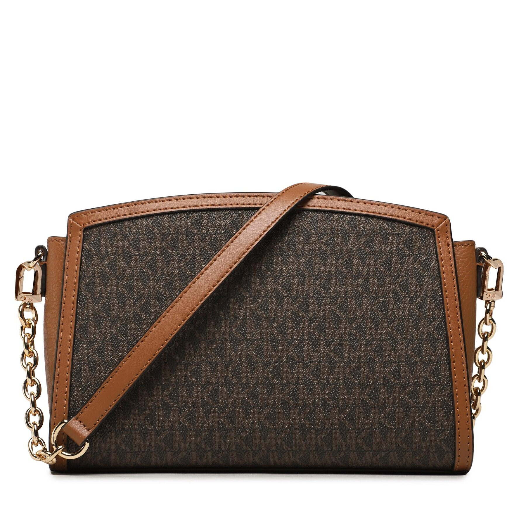 MICHAEL Michael Kors Дамска чанта Chantal 32R3G7CC3B Кафяв - Pepit.bg
