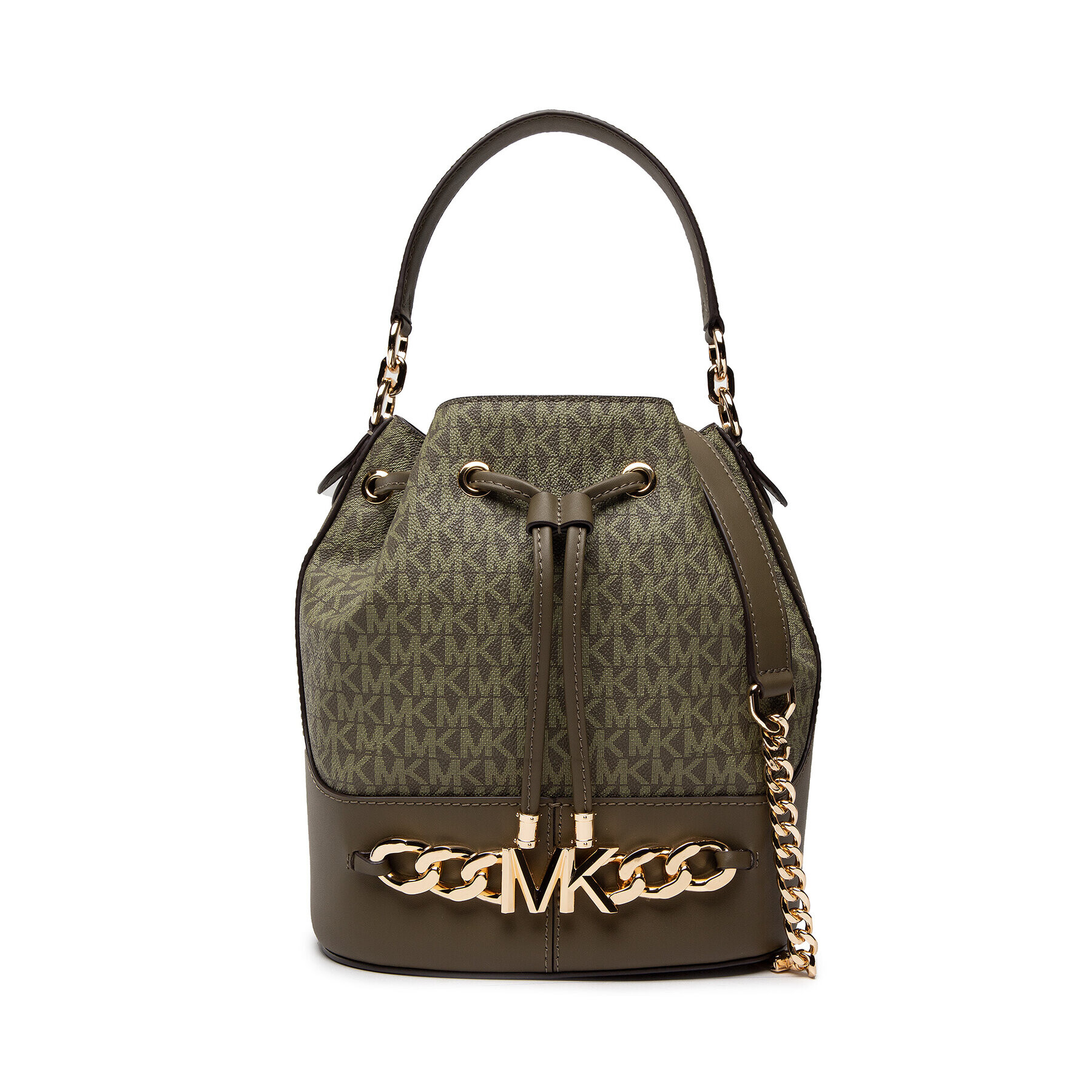 MICHAEL Michael Kors Дамска чанта Devon 30S2GDVS6B Зелен - Pepit.bg