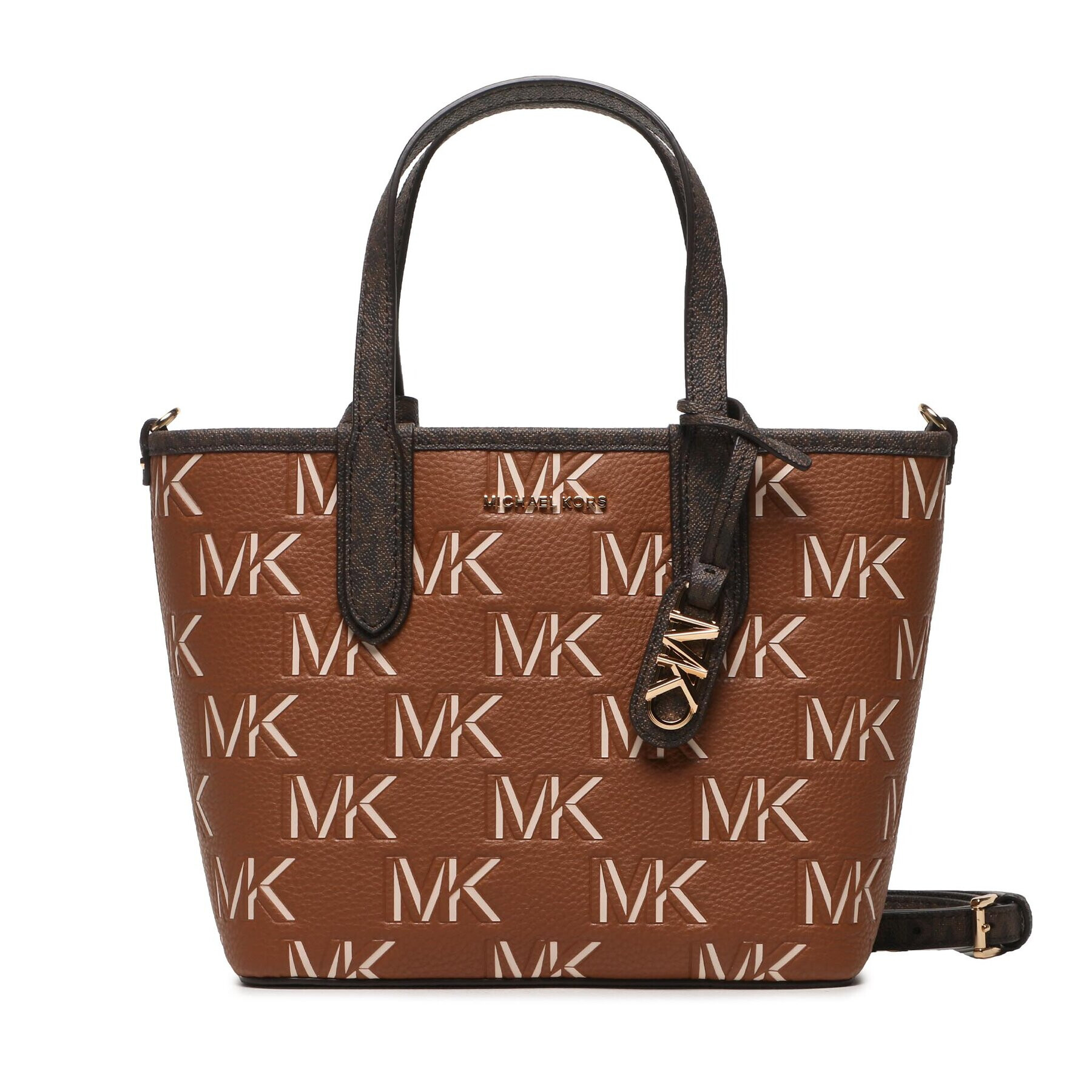 MICHAEL Michael Kors Дамска чанта Eliza 30F3GZAT0L Кафяв - Pepit.bg