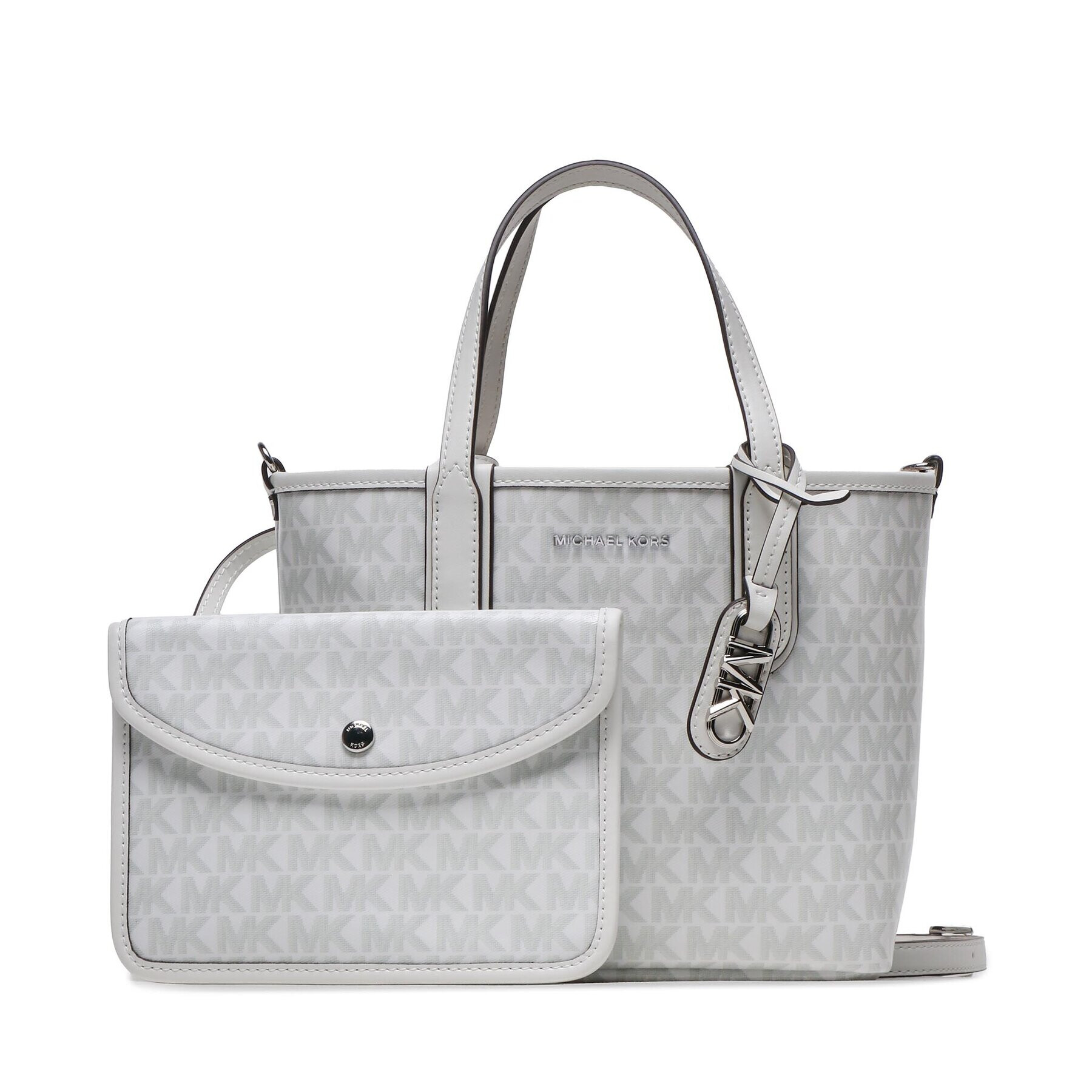 MICHAEL Michael Kors Дамска чанта Eliza 30S3SZAT0V Бял - Pepit.bg