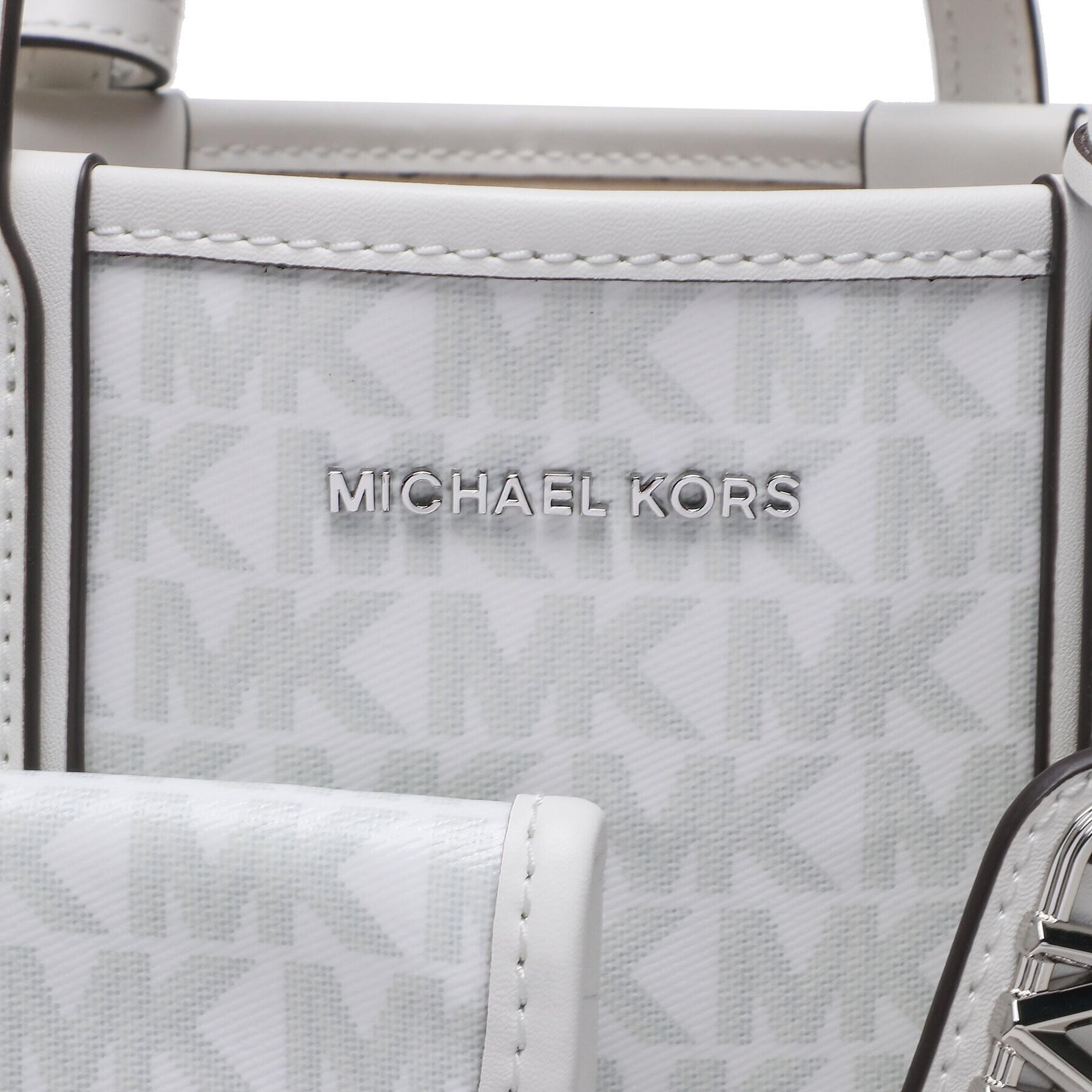 MICHAEL Michael Kors Дамска чанта Eliza 30S3SZAT0V Бял - Pepit.bg