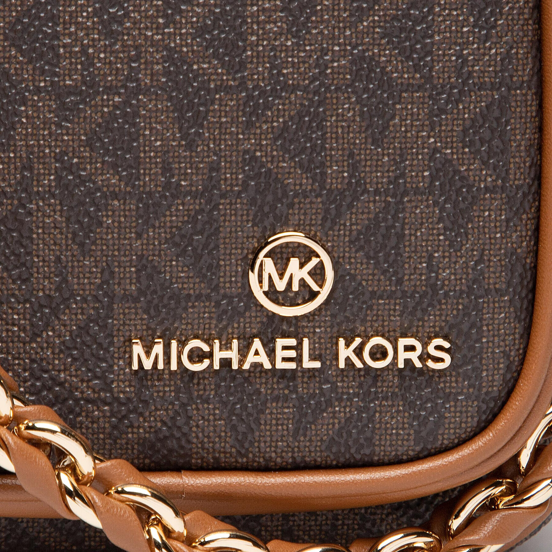 MICHAEL Michael Kors Дамска чанта Elliot 32T2G5EC1B Кафяв - Pepit.bg