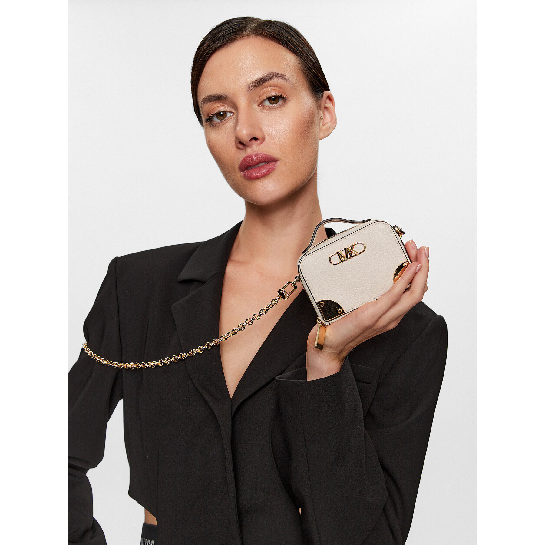 MICHAEL Michael Kors Дамска чанта Estelle 32F3G9EC0L Бежов - Pepit.bg