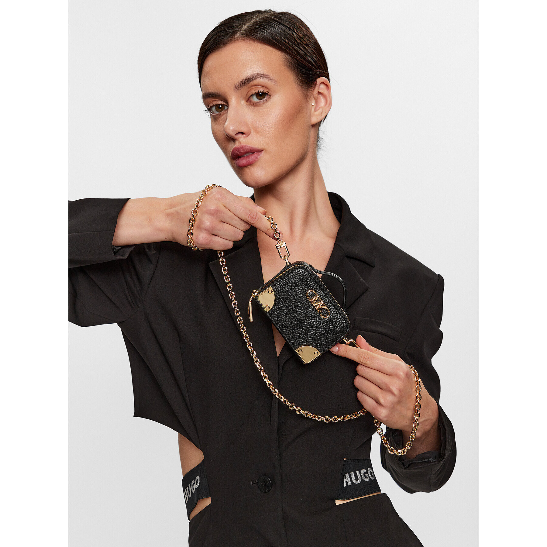 MICHAEL Michael Kors Дамска чанта Estelle 32F3G9EC0L Черен - Pepit.bg