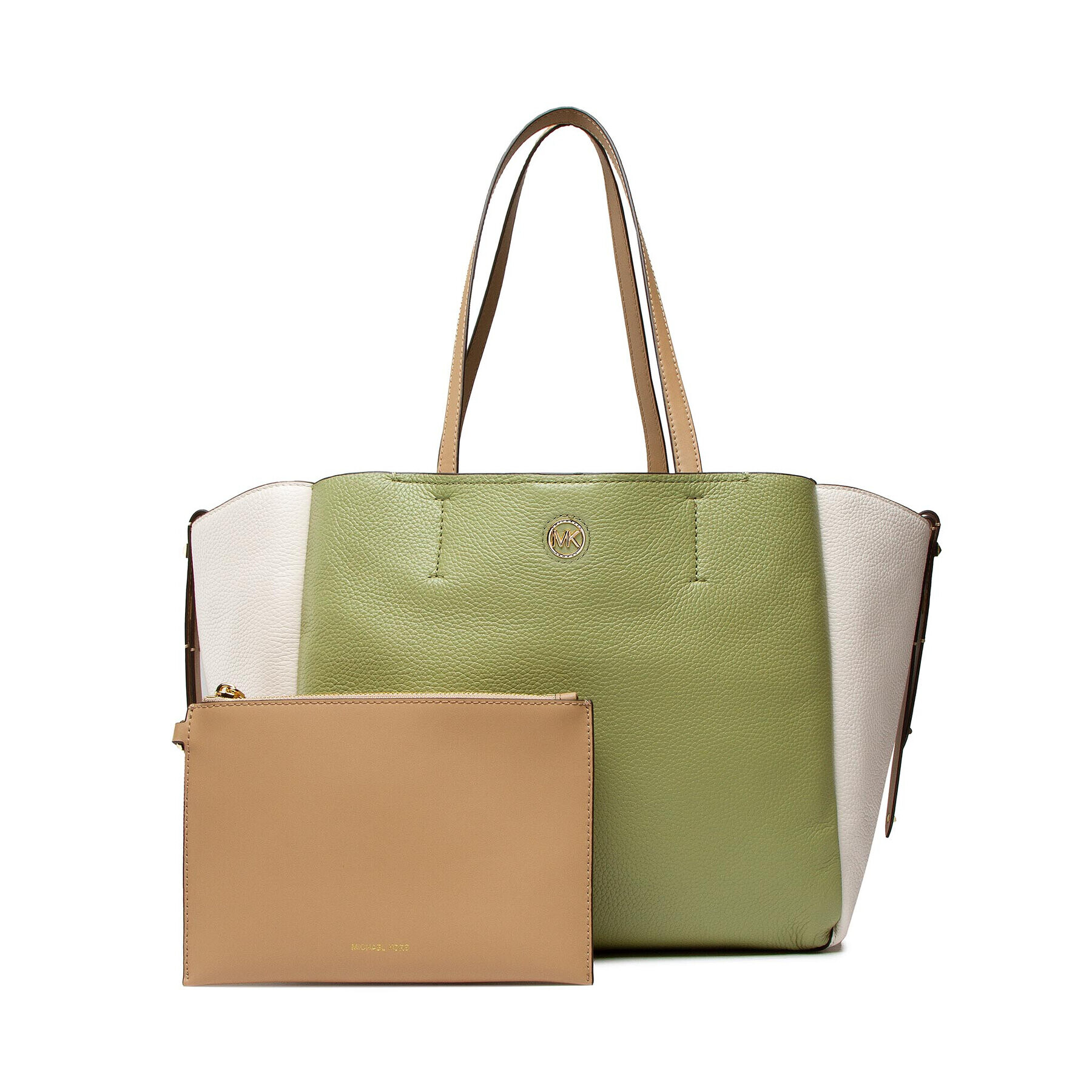 MICHAEL Michael Kors Дамска чанта Freya 30S2G7FT3T Зелен - Pepit.bg